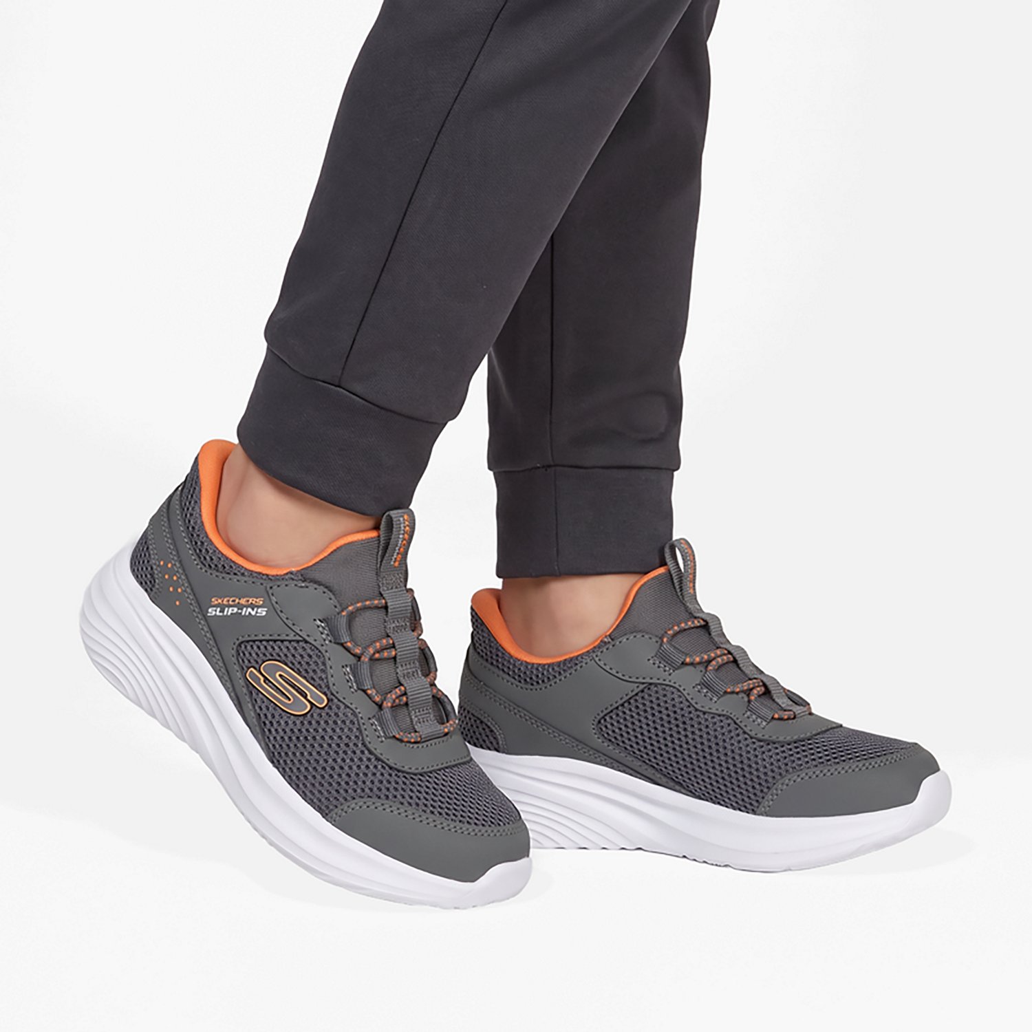 SKECHERS Boys’ Bounder Pro Slip-in Shoes - view number 7
