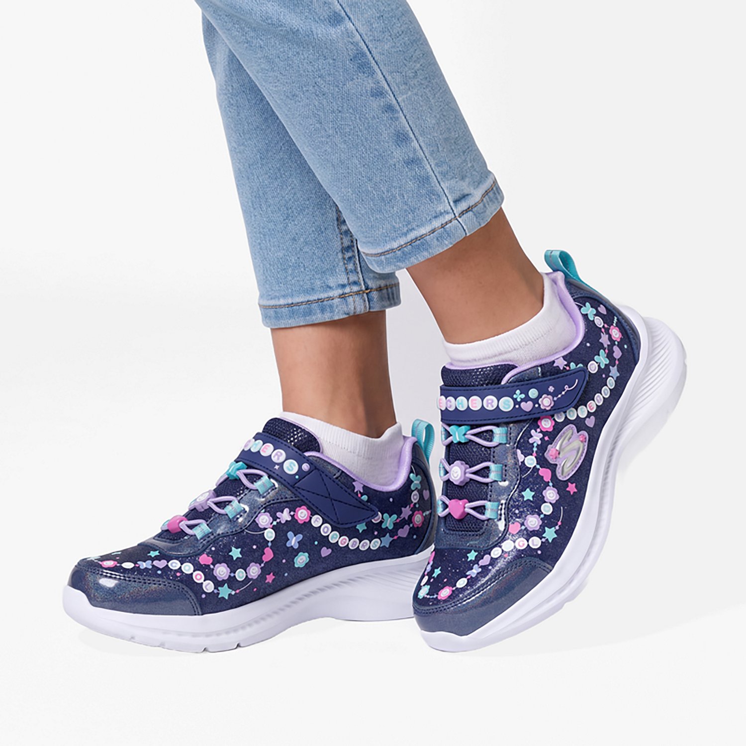 SKECHERS Girls' Jumpsters 2.0 Besties 4Ever Shoes - view number 7
