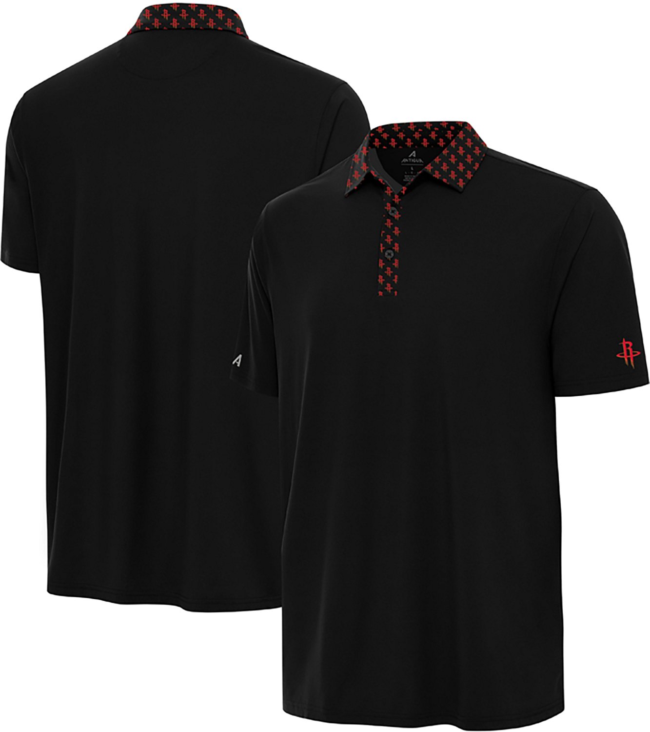 Antigua Men's Houston Rockets Vibe Polo Shirt
