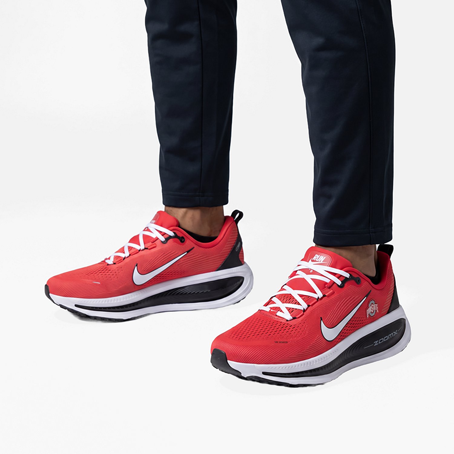 Nike Ohio State Buckeyes Vomero 18 Running Shoes