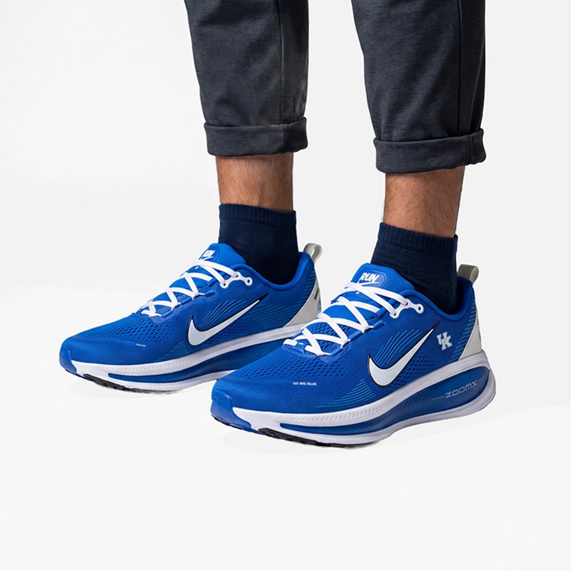 Nike Vomero 18 Kentucky Running Shoes, Men's, M13/W14.5, Game Royal/White/Black