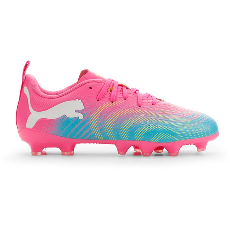 PUMA FUTURE 9 PLAY Big Kids' Firm/Artificial Ground Soccer Cleats in Pink, Size 1.5