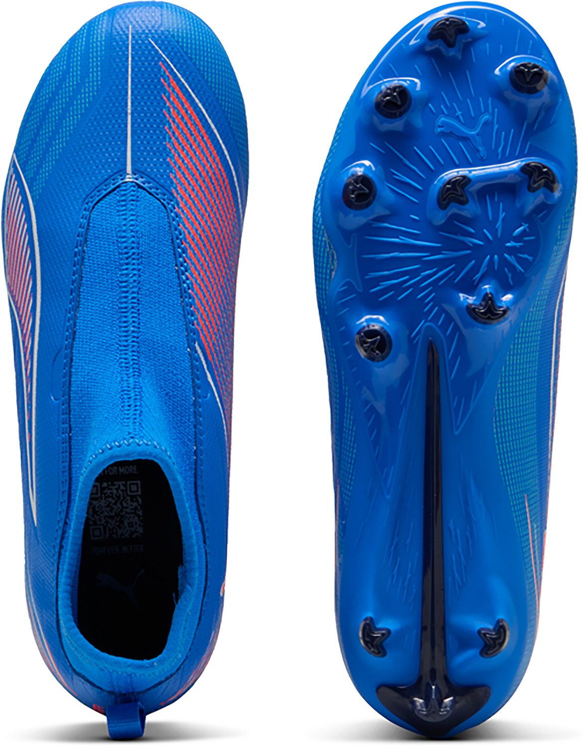PUMA Kids' Ultra 6 Match+ Laceless FG/AG Soccer Cleats - view number 5