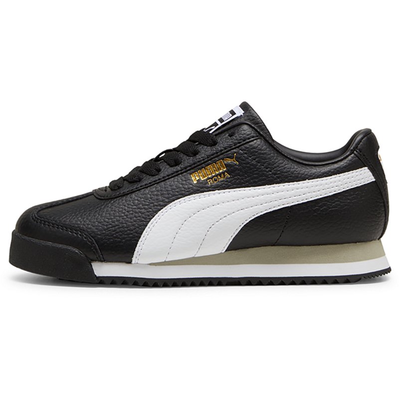 PUMA Roma 24 Standard Big Kids' Sneakers in Black, Size 4