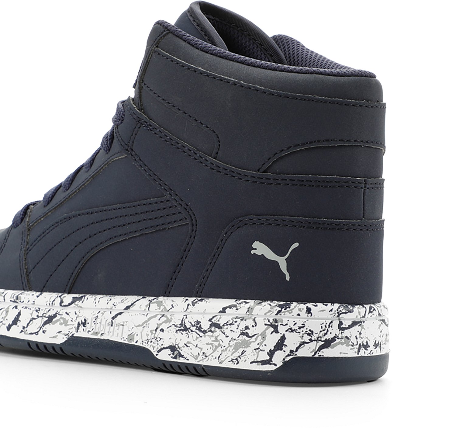 PUMA Kids' Rebound LayUp NBK Marble Basketball Shoes - view number 4