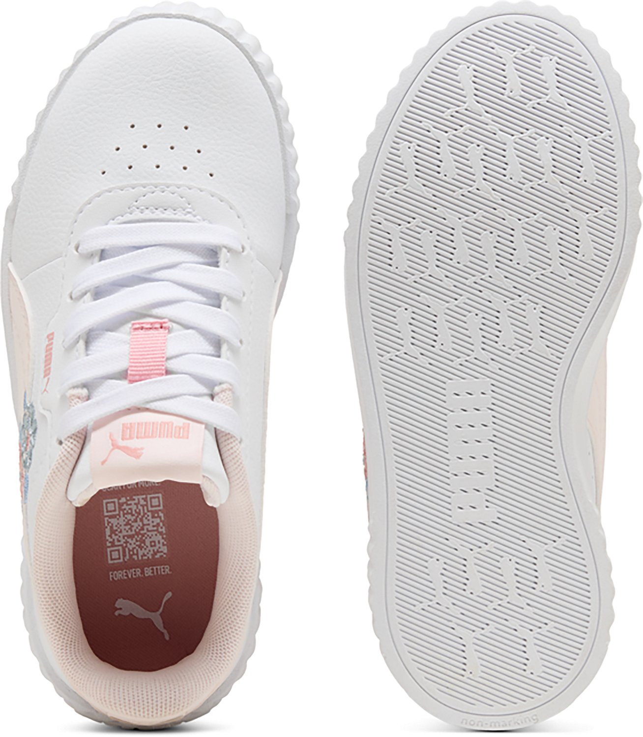 PUMA Girls' Carina 3.0 Floral Shoes - view number 5