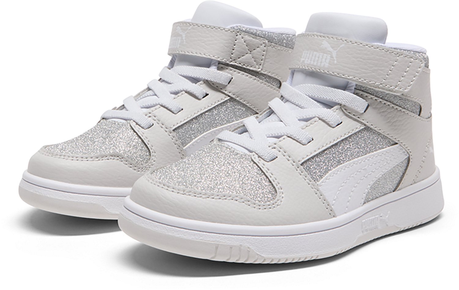 PUMA Kids' Rebound LayUp Glitz V Basketball Shoes - view number 3