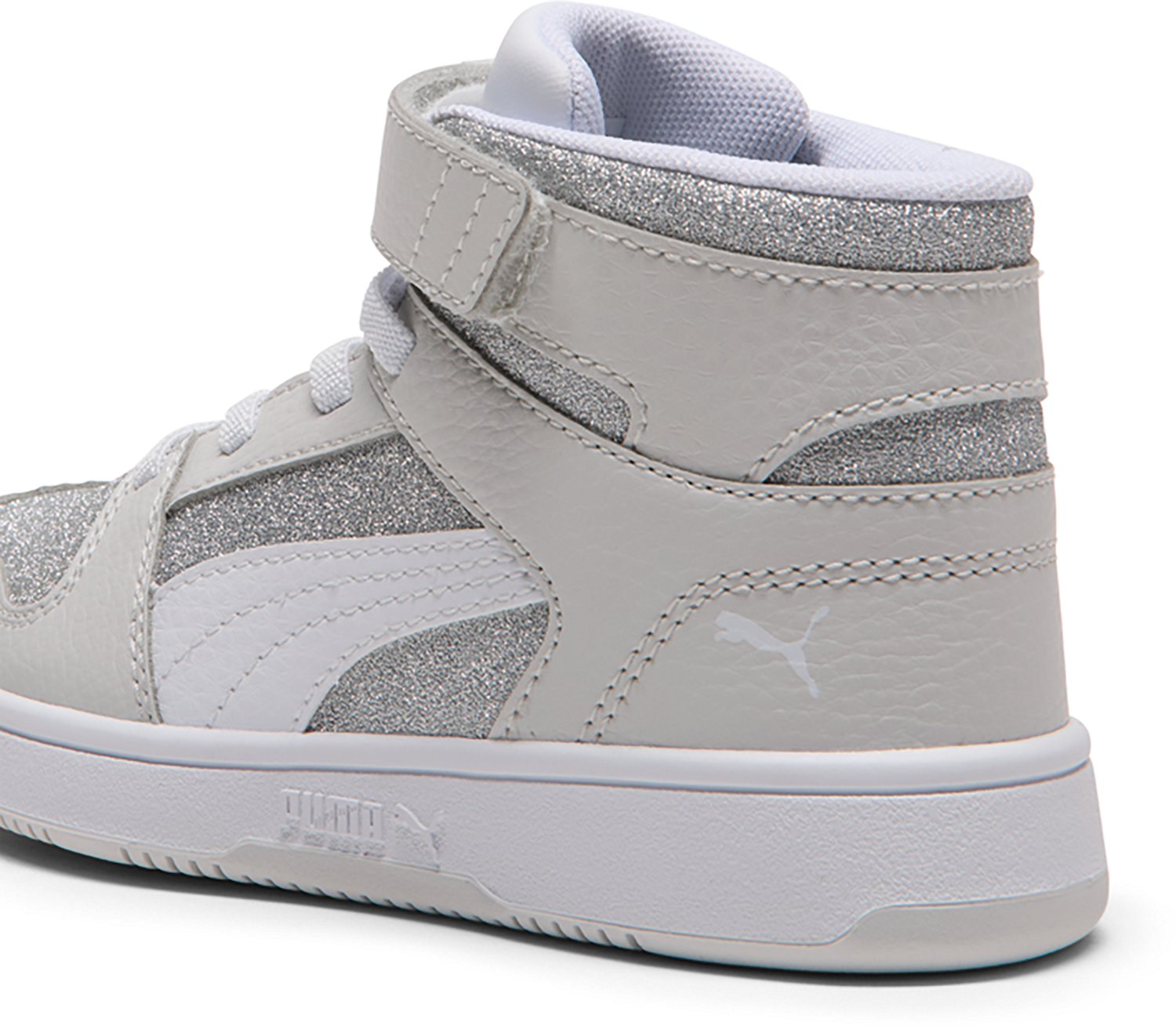 PUMA Kids' Rebound LayUp Glitz V Basketball Shoes - view number 4