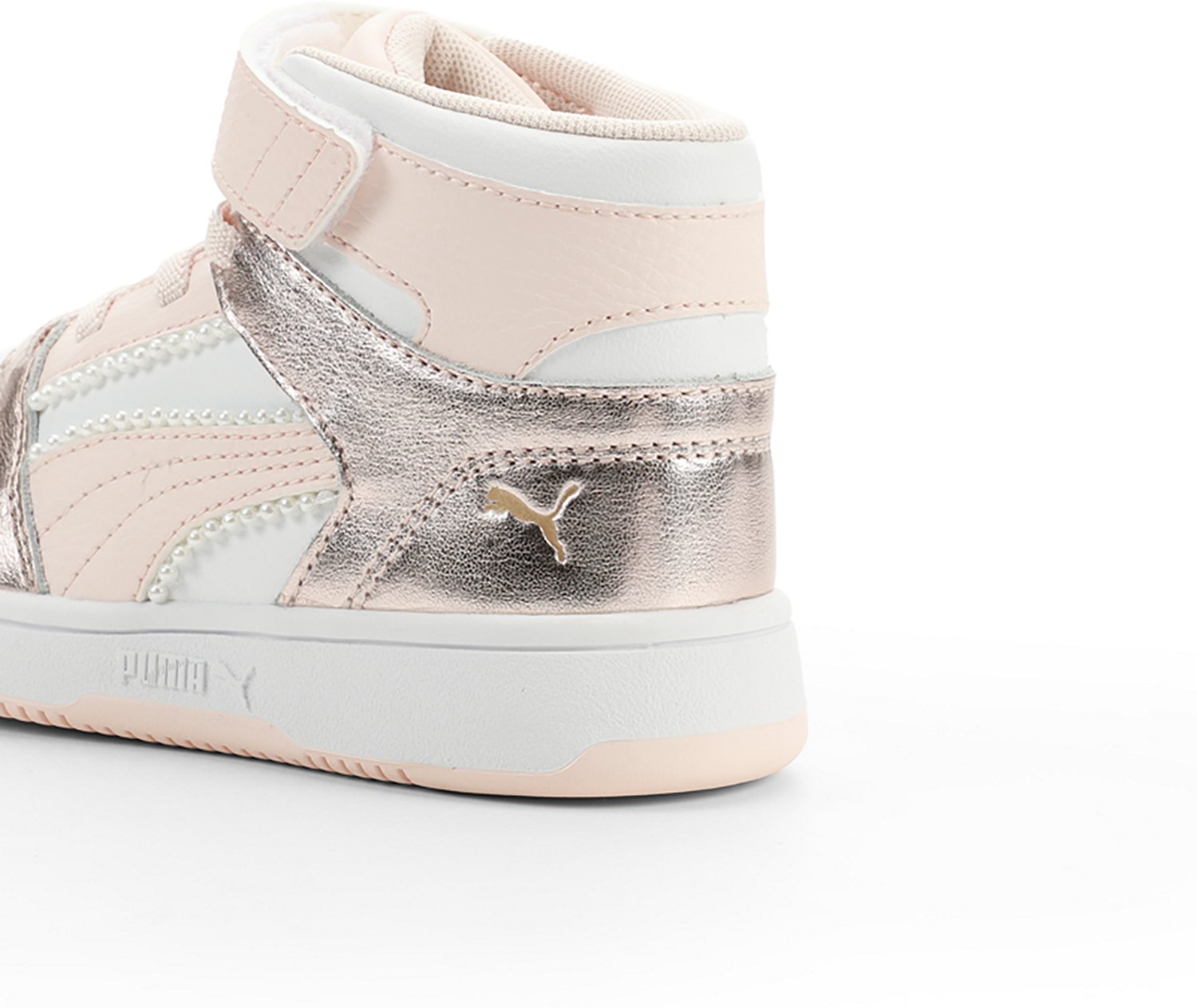 PUMA Kids' Rebound LayUp NU Romantic V Basketball Shoes - view number 4