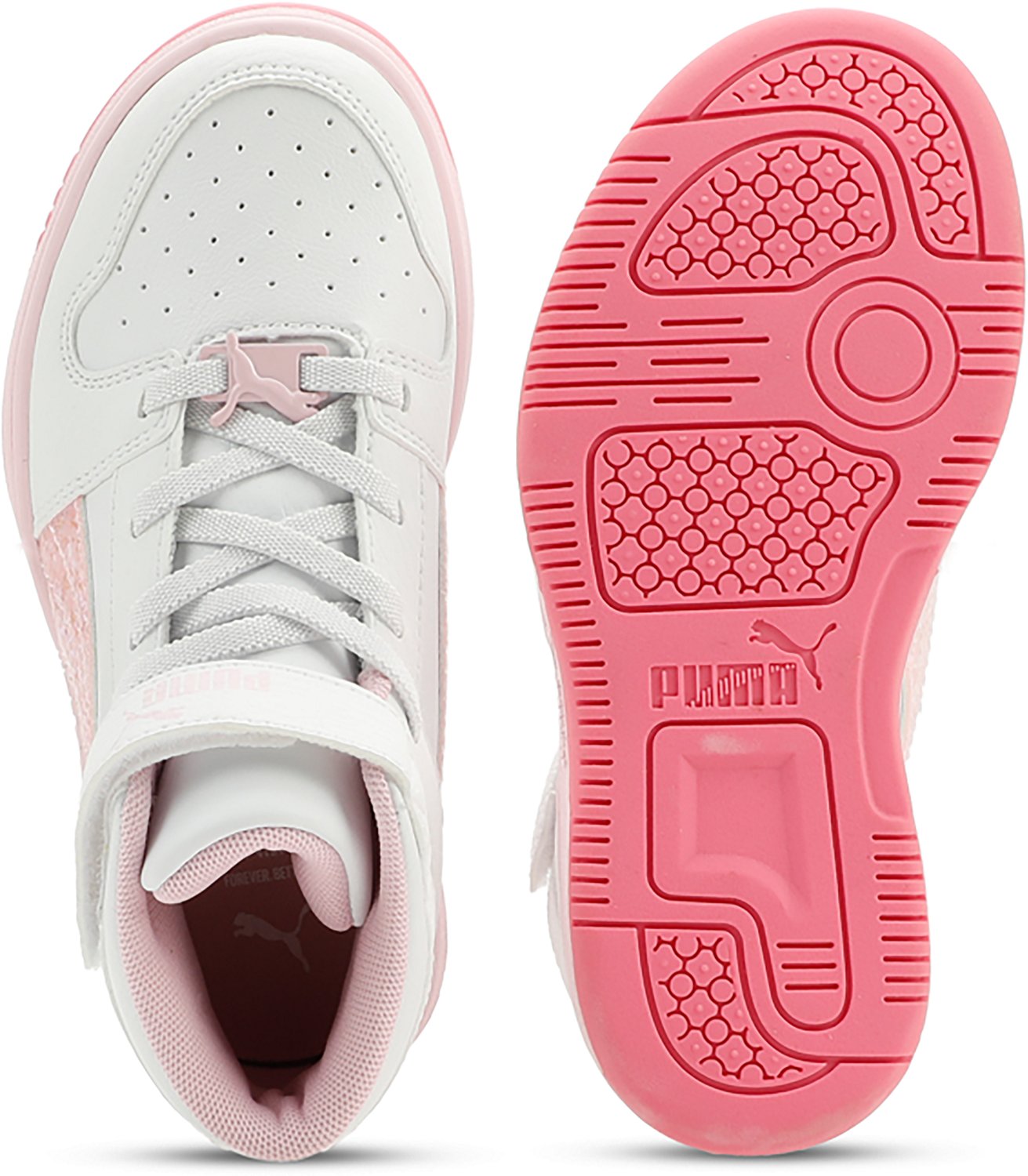 PUMA Kids' Rebound Layup Two Tone V Shoes - view number 5