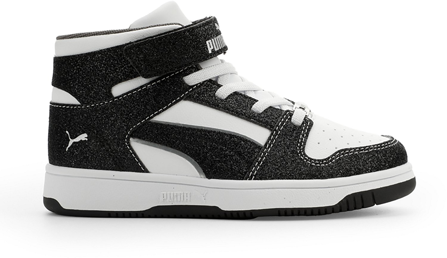 PUMA Kids' Rebound LayUp Dark Glam Basketball Shoes