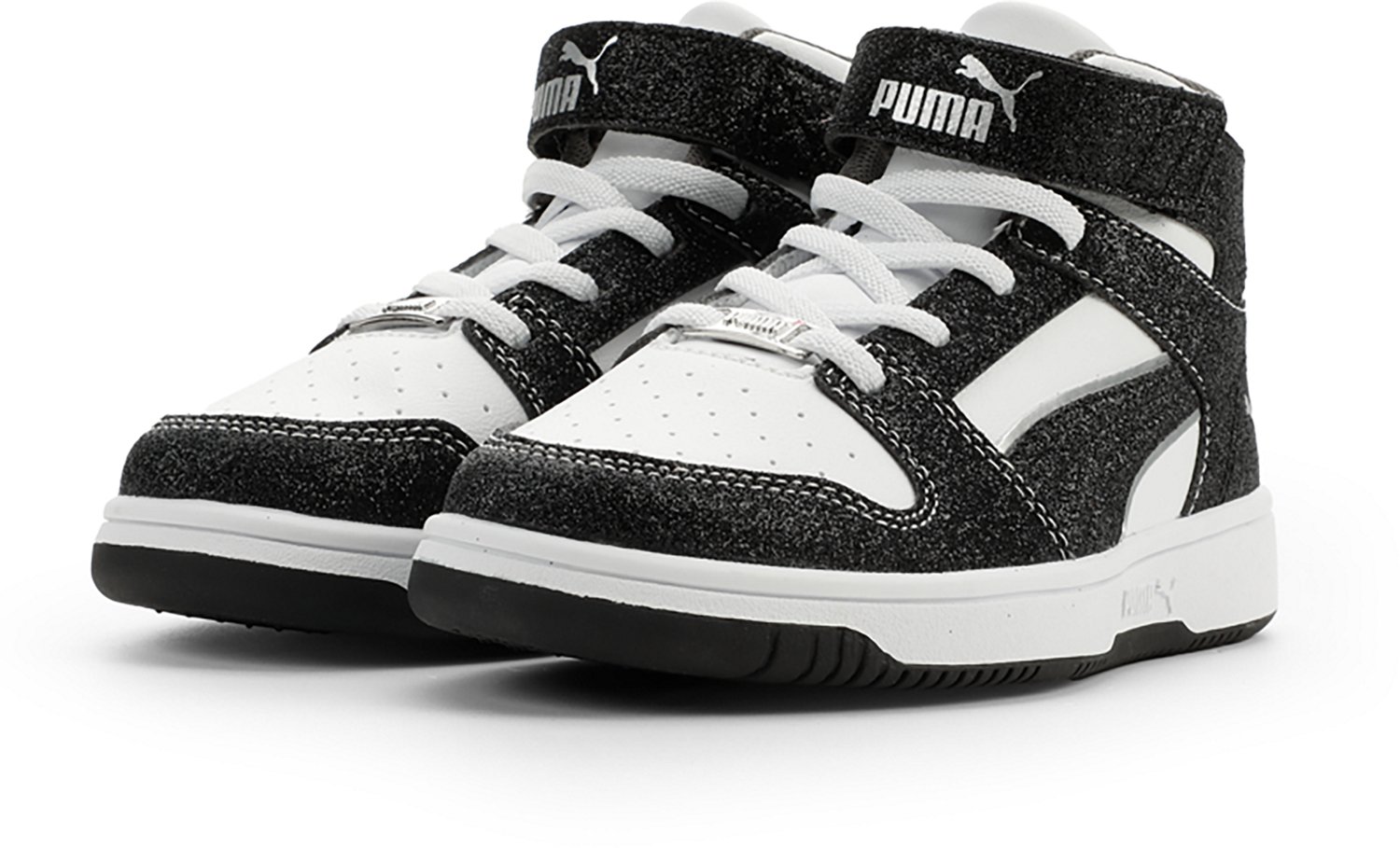 PUMA Kids' Rebound LayUp Dark Glam Basketball Shoes - view number 3