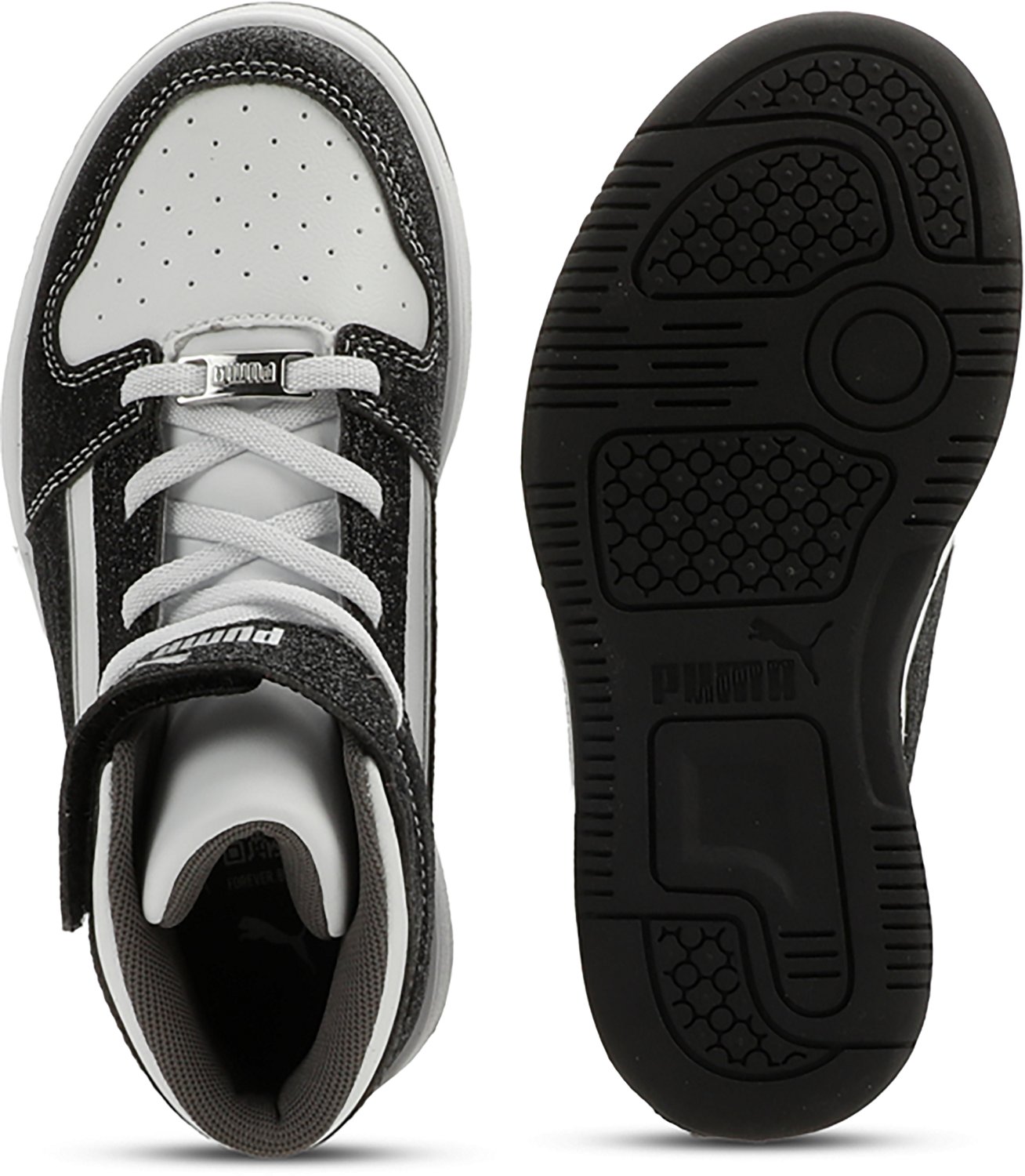 PUMA Kids' Rebound LayUp Dark Glam Basketball Shoes - view number 5