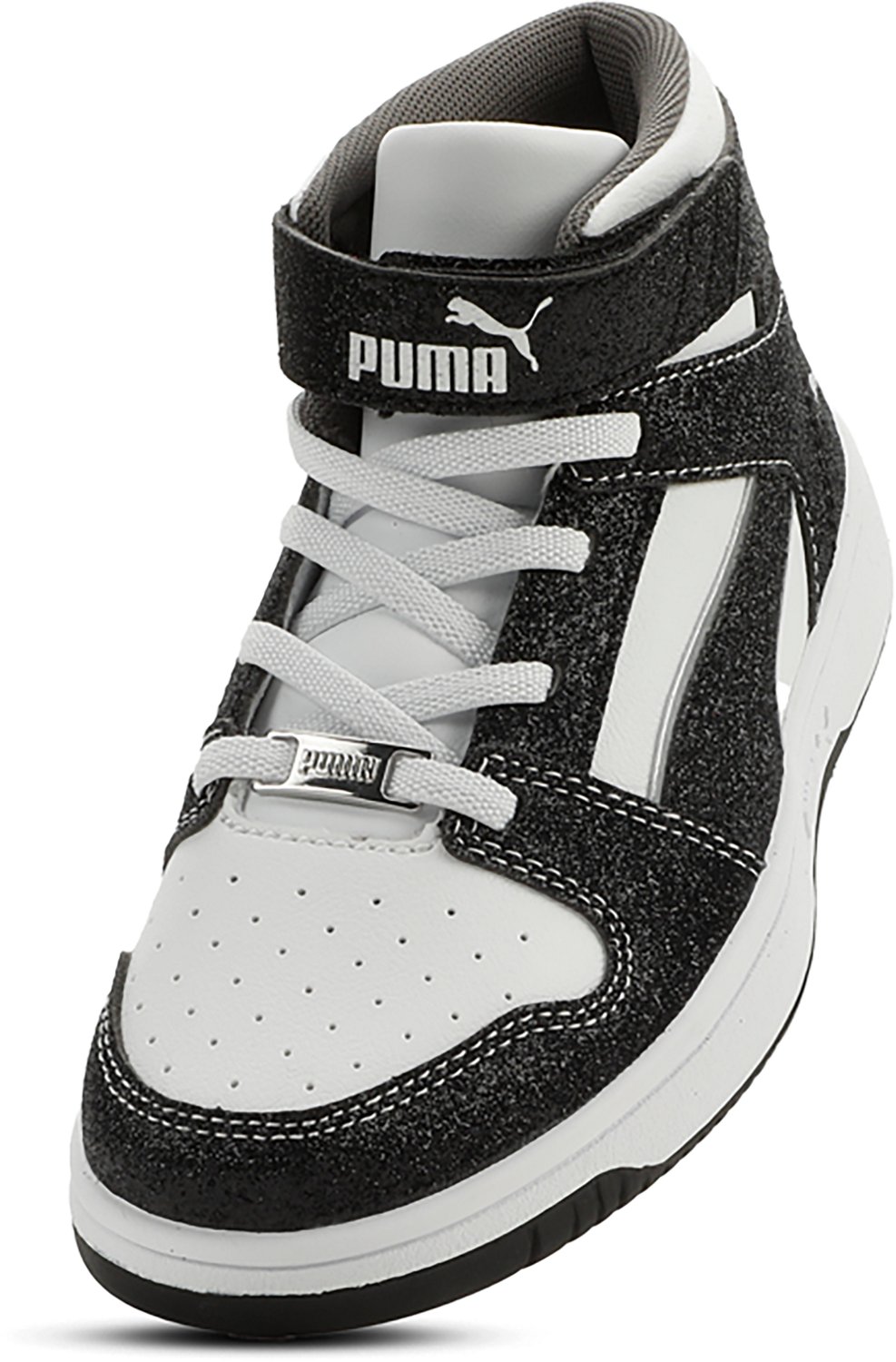 PUMA Kids' Rebound LayUp Dark Glam Basketball Shoes - view number 6