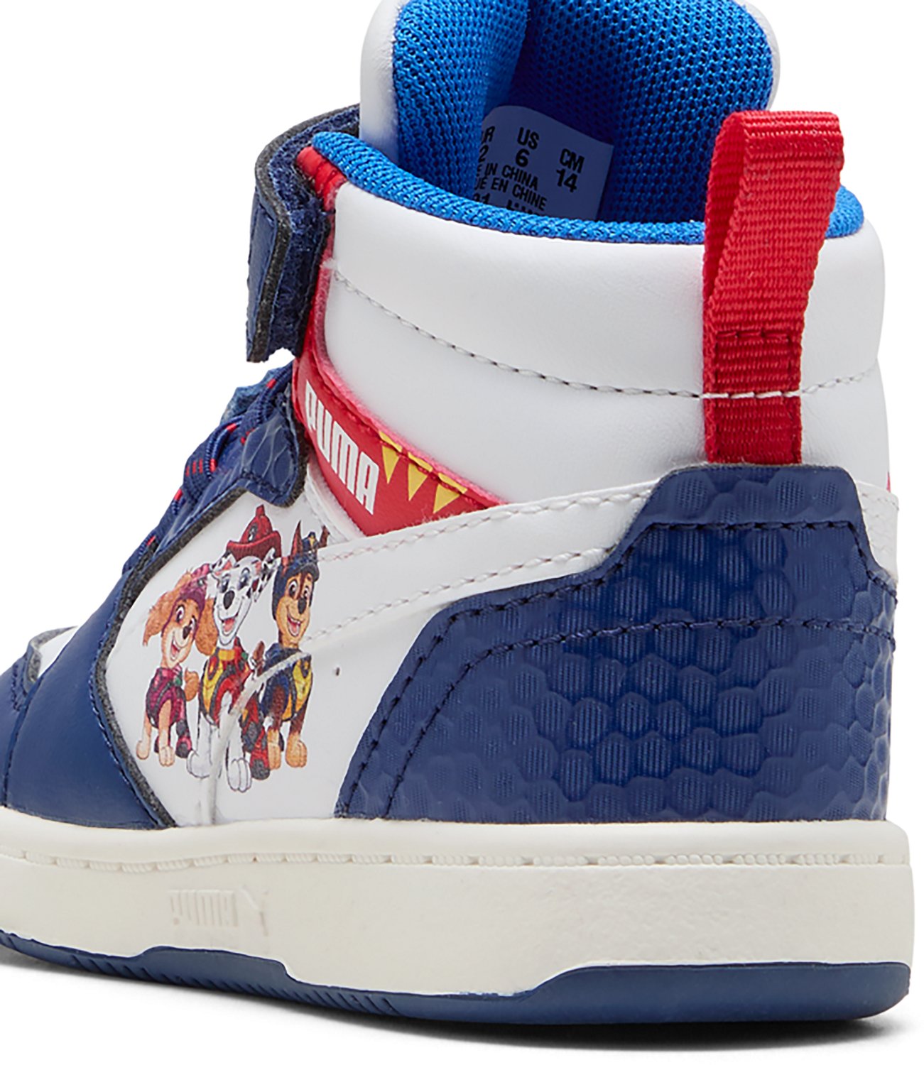 PUMA Toddlers' Rebound V6 Mid PAW Patrol Shoes - view number 4