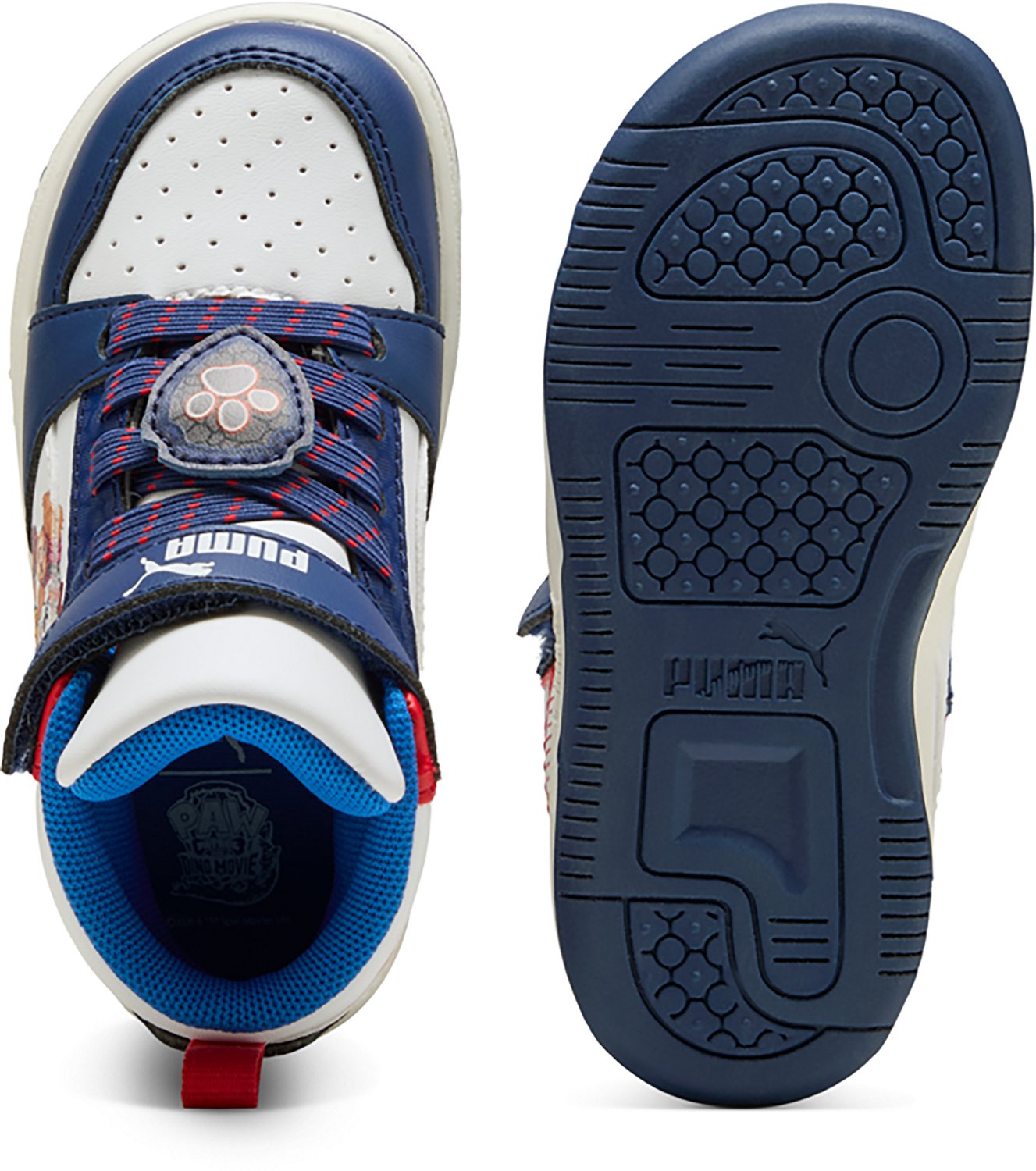 PUMA Toddlers' Rebound V6 Mid PAW Patrol Shoes - view number 5