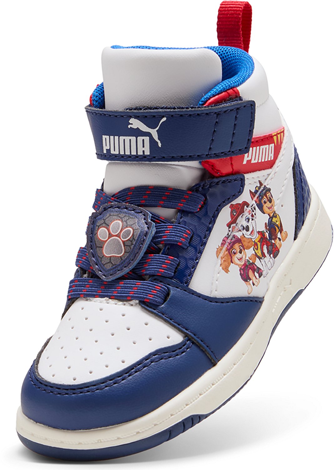 PUMA Toddlers' Rebound V6 Mid PAW Patrol Shoes - view number 6