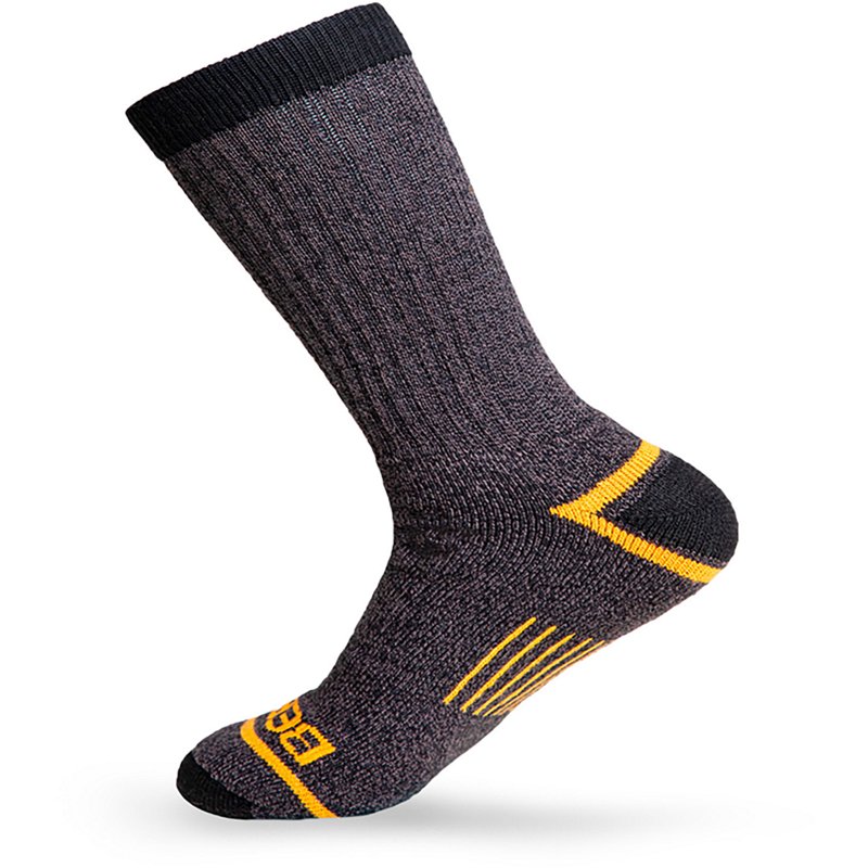 Big & Tall Men's 3-pk Performance Work Crew Socks - Purple - Size 12-15