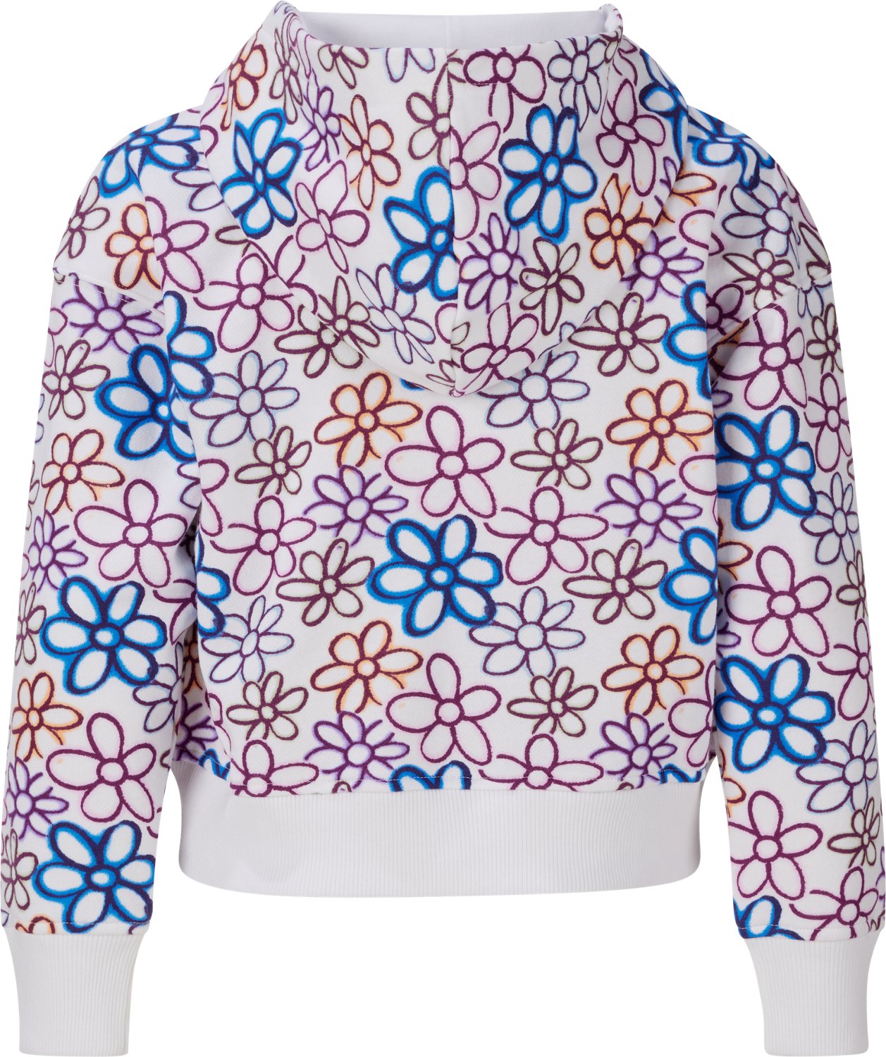 BCG Girls' Lifestyle Cotton Fleece Full-Zip Doodle Floral Hoodie - view number 2