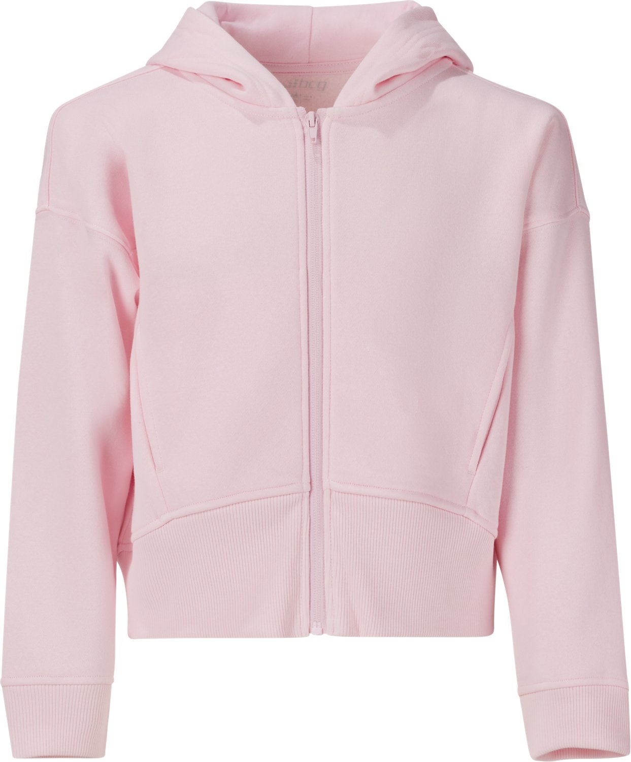 BCG Girls' Cotton Fleece Full-Zip Hoodie