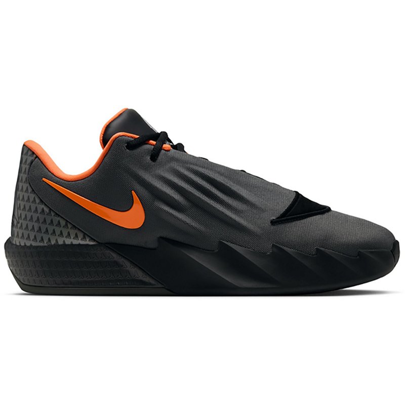 Nike Ja Twelve Time Basketball Shoes, Men's, M9/W10.5, Black/Total Orange-Iron Grey