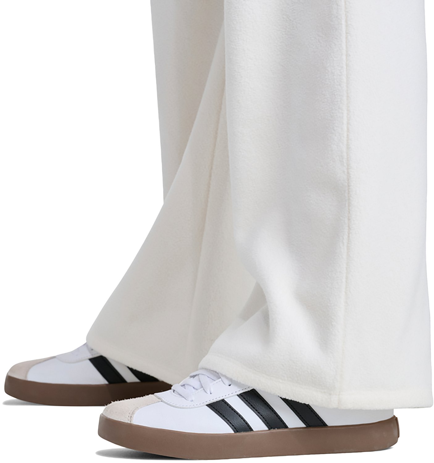 adidas Boys’ Elastic Waistband Microfleece Wide Leg Pants - view number 5