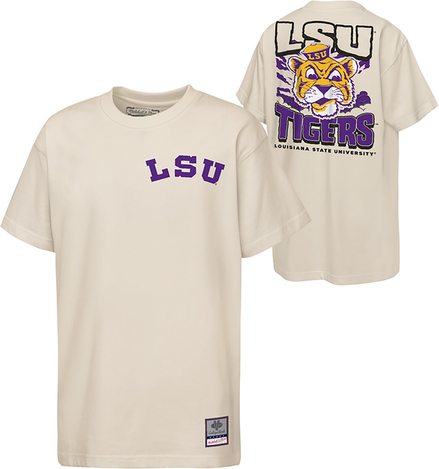 Mitchell & Ness Boys' Louisiana State University Blast Off Mascot Graphic T-shirt - view number 3