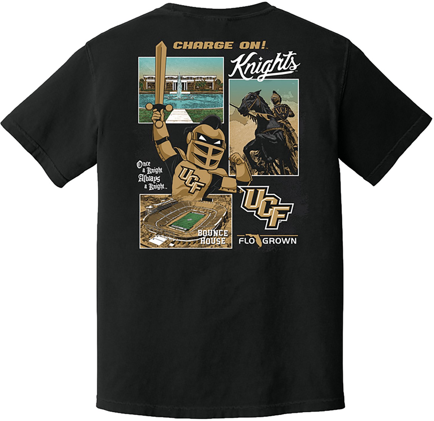 FLO GROWN University of Central Florida Campus Poster T-shirt - view number 2
