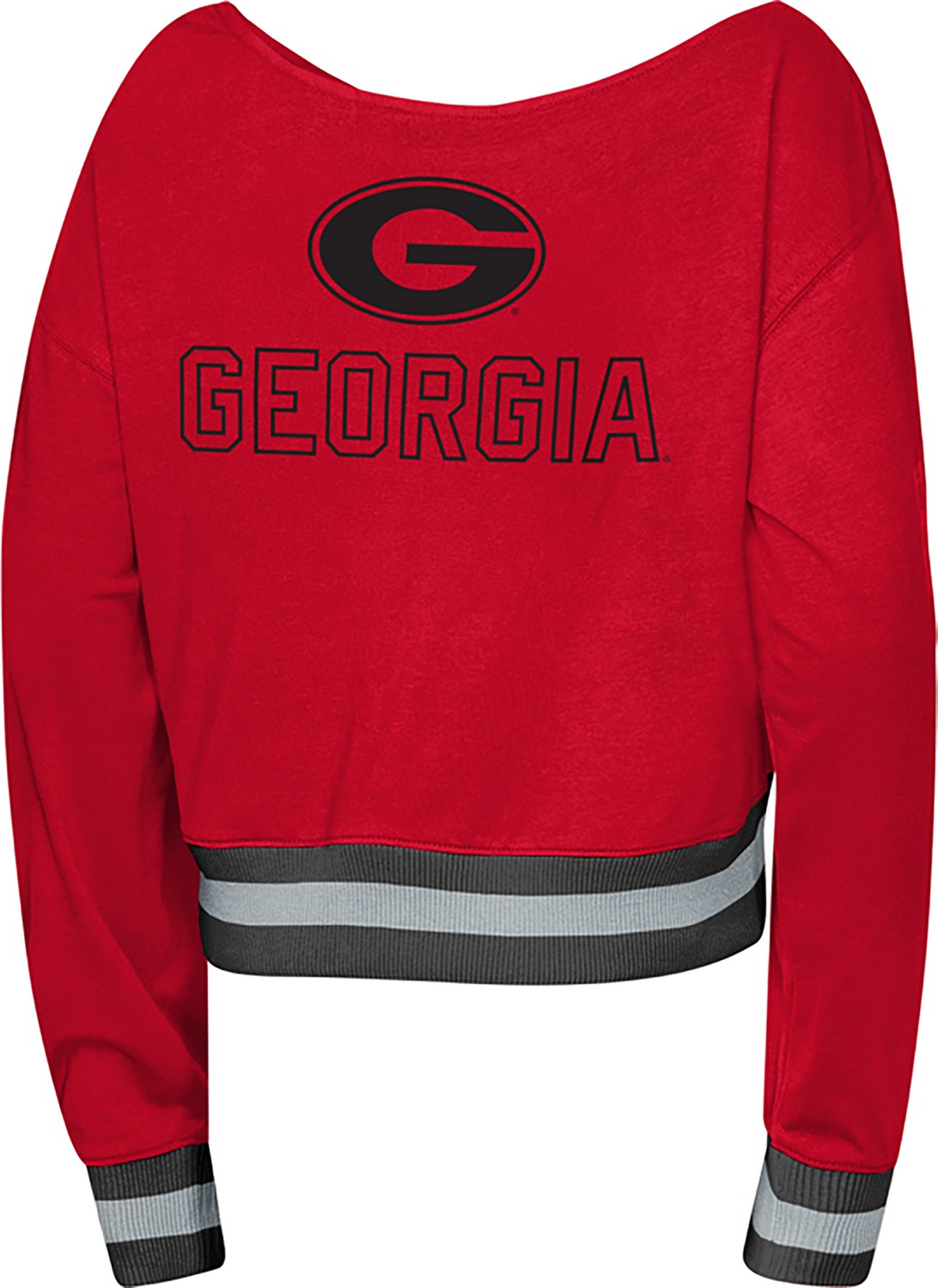 Outerstuff Girls' University of Georgia Check Down Long Sleeve Graphic T-shirt - view number 2