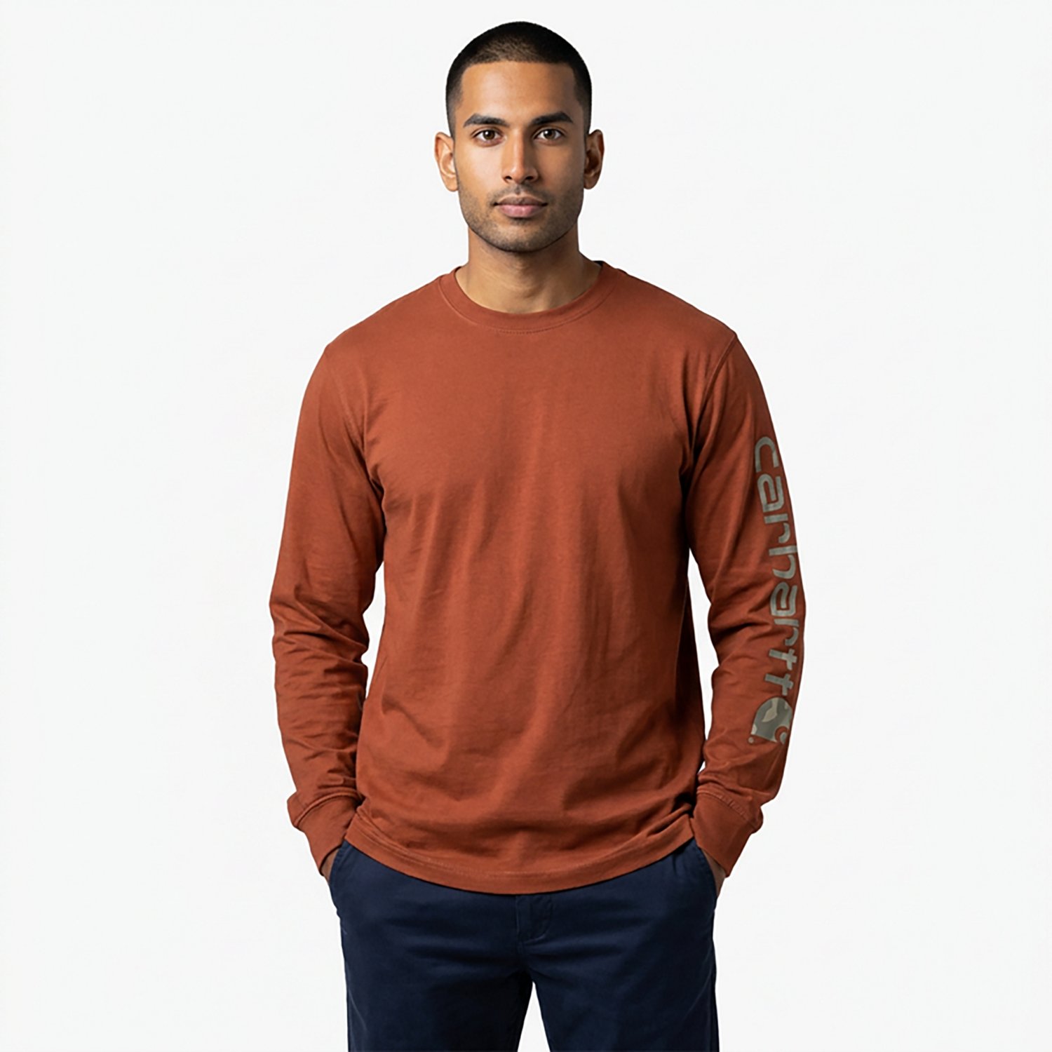 Carhartt Men's Long Sleeve Graphic Logo T-shirt