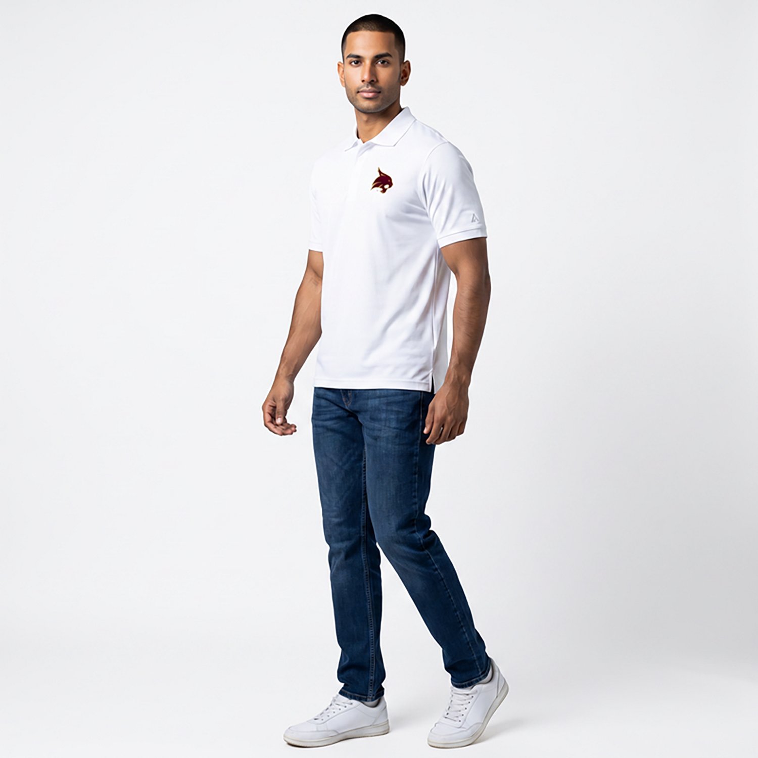 Antigua Men's Texas State University Legacy Pique Polo Shirt - view number 3