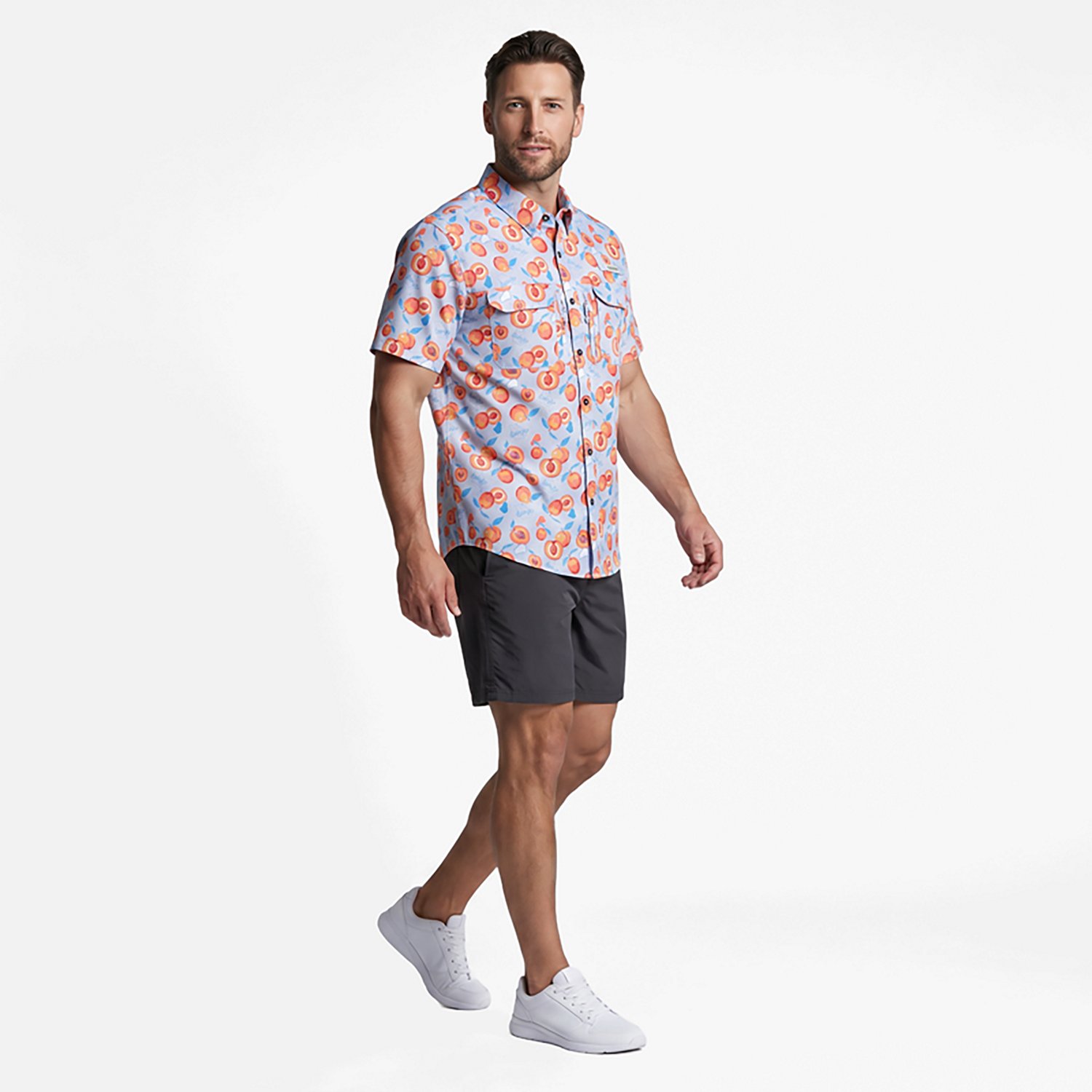 Magellan Outdoors Men's Georgia Local State Print Shirt - view number 2