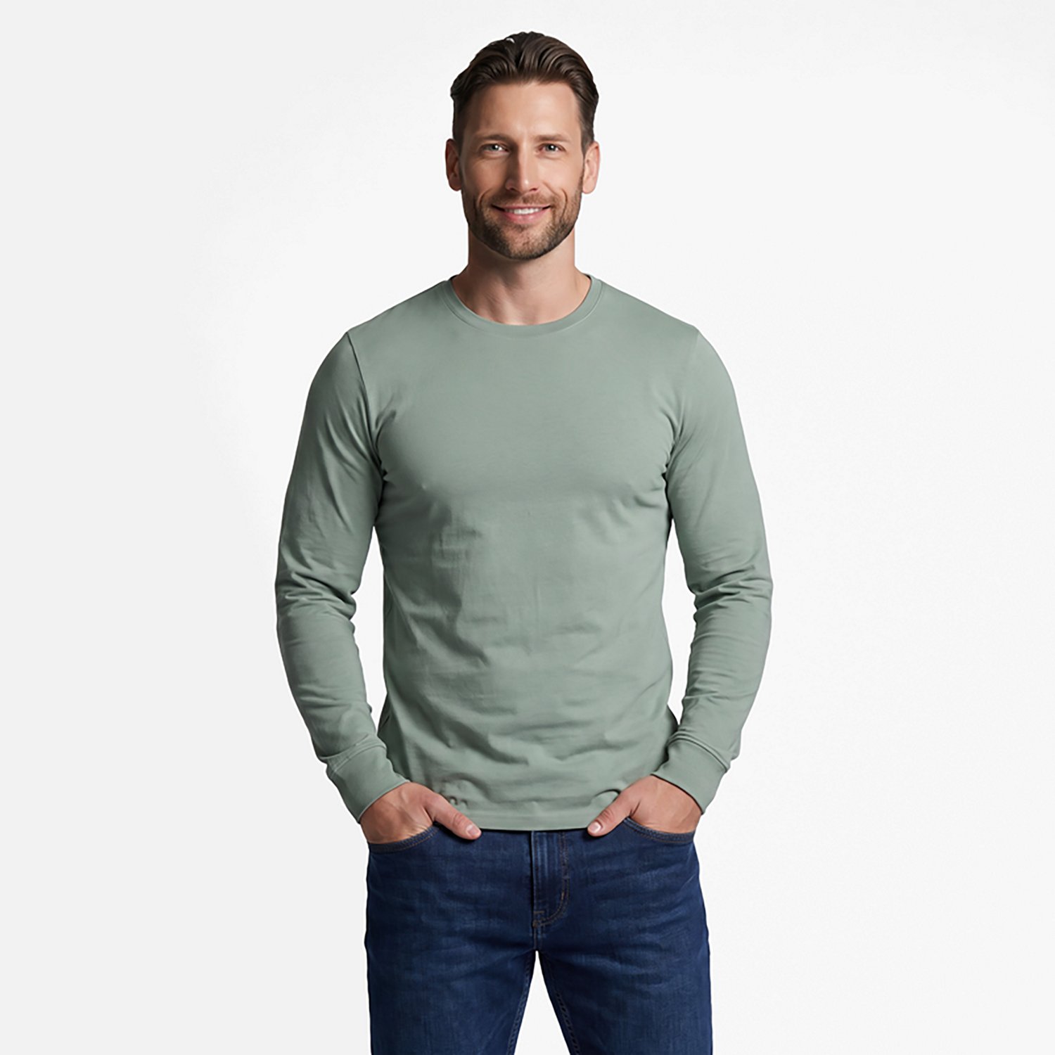 BCG Men's Essential Long Sleeve T-shirt                                                                                          - view number 2