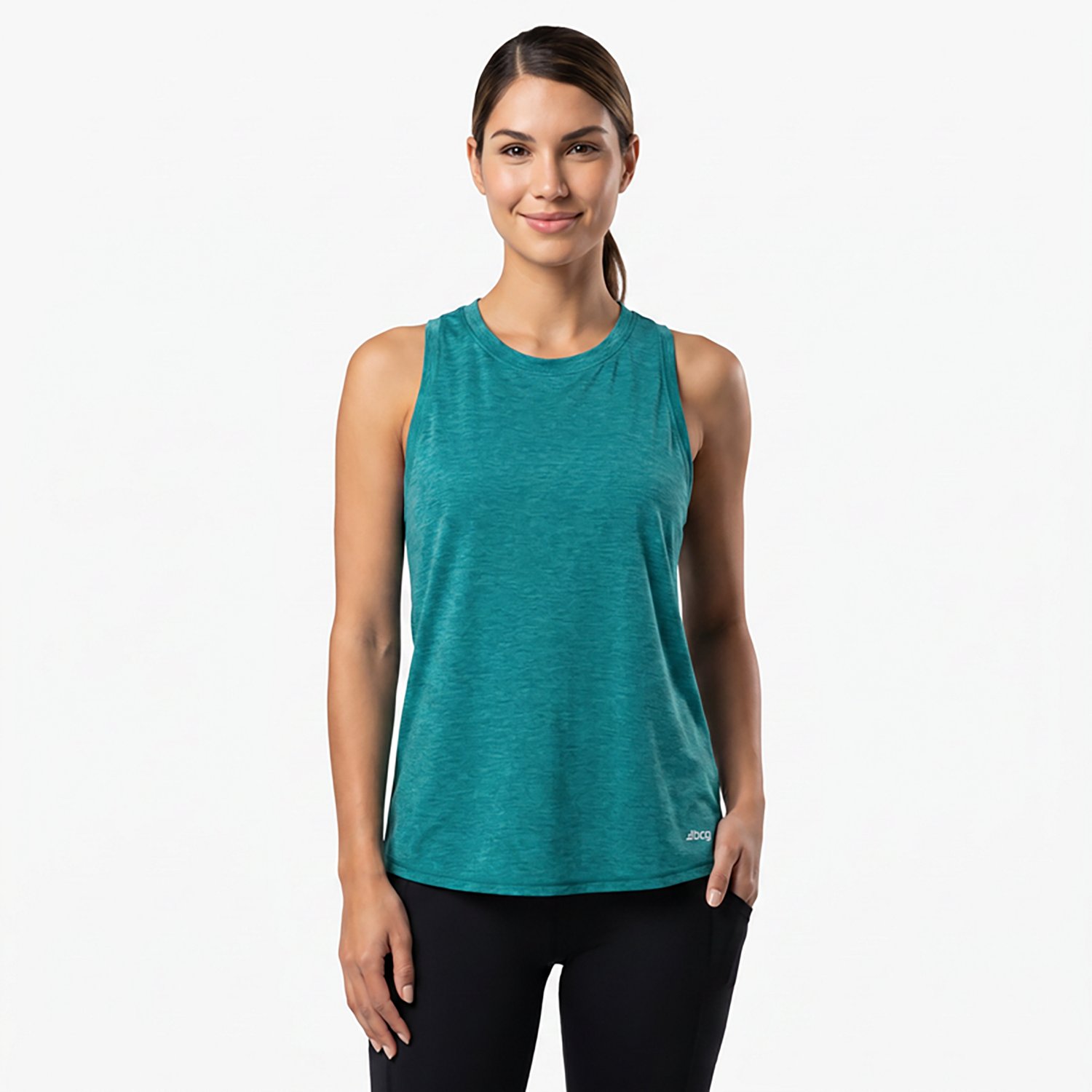 BCG Women's Turbo Melange Muscle Tank Top                                                                                        - view number 2