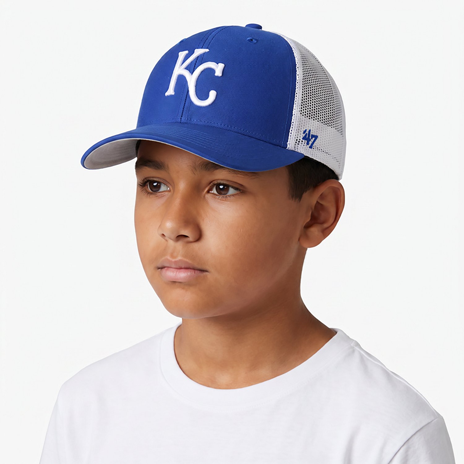 '47 Youth Kansas City Royals Trucker Cap - view number 3
