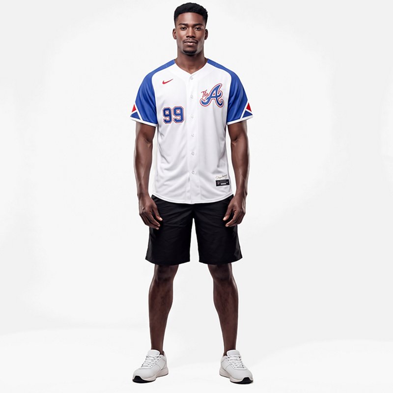 Nike Men's Atlanta Braves Spencer Strider #9 Limited City Connect Jersey