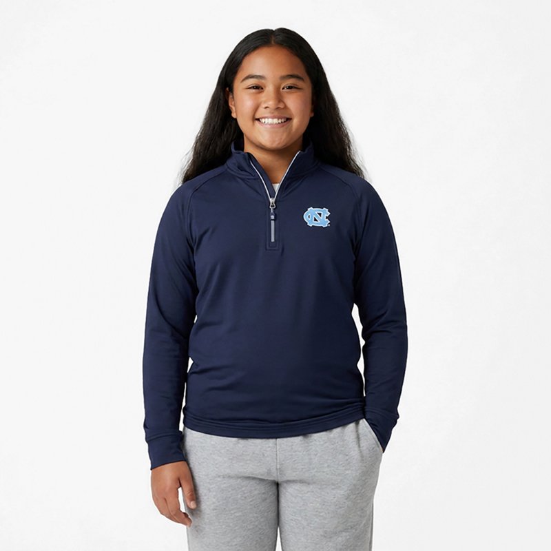 Cutter Buck North Carolina Tar Heels Adapt Eco Knit Quarter-Zip Pullover Jacket