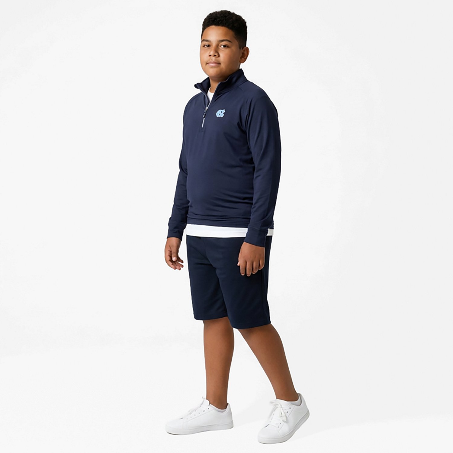 Cutter  Buck North Carolina Tar Heels Adapt Eco Knit Quarter-Zip Pullover Jacket                                                 - view number 2