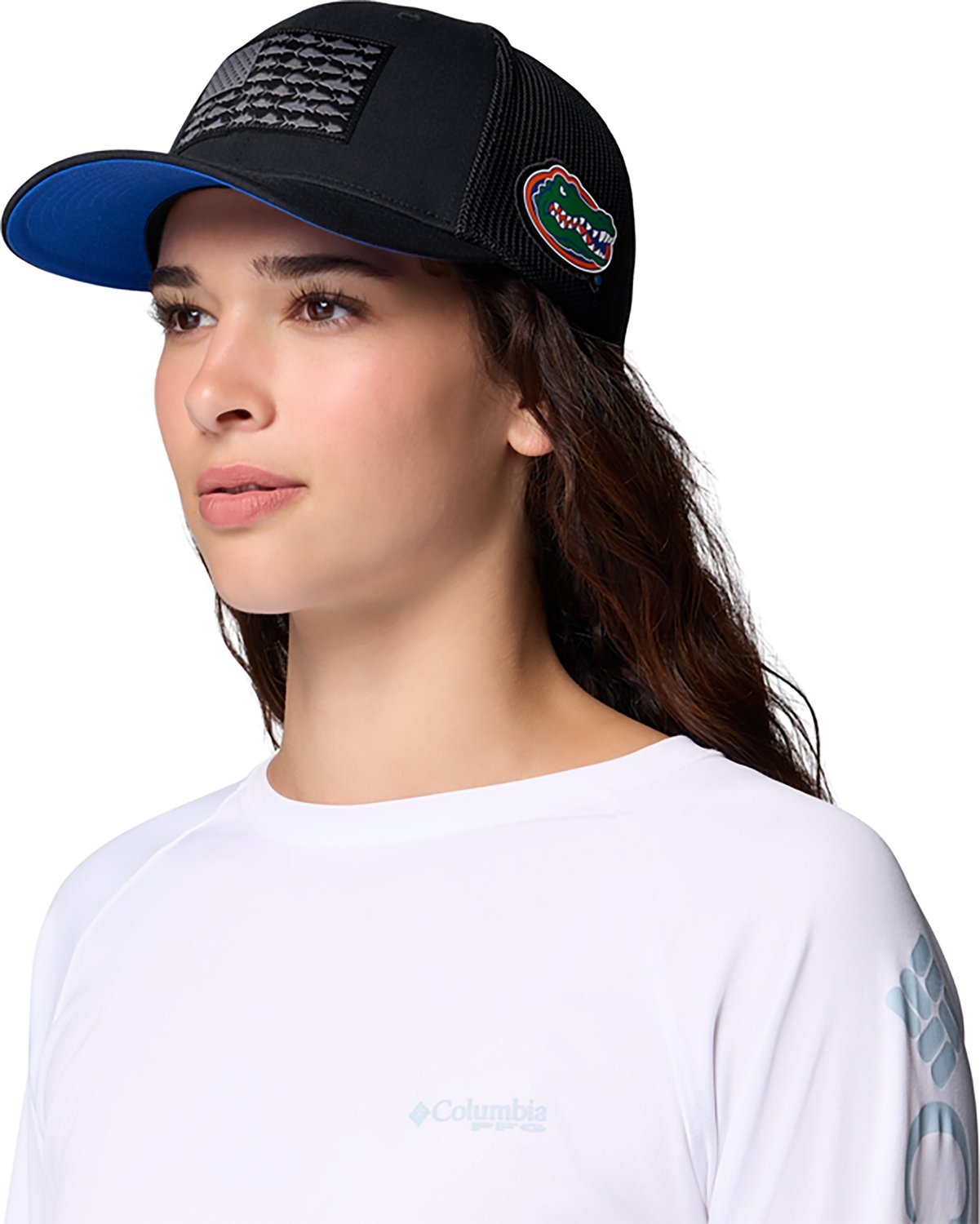 Columbia Sportswear Men's Florida USA Flag PFG Fish Flag Ball Cap