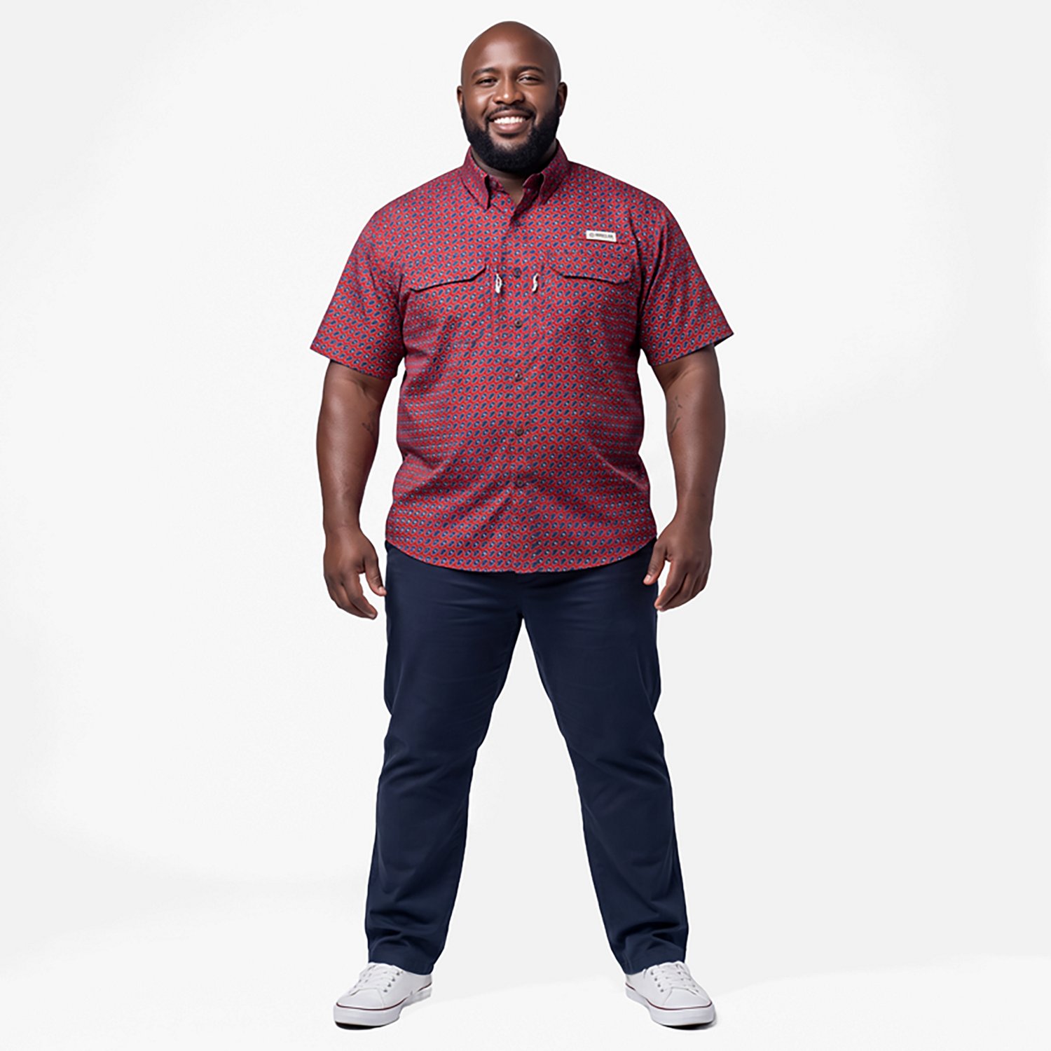 Magellan Outdoors Men's Illinois Local State Print Shirt