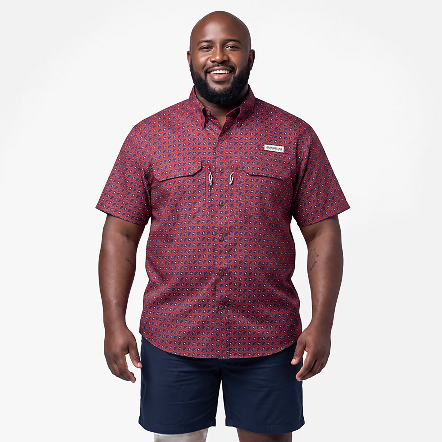 Magellan Outdoors Men's Illinois Local State Print Shirt                                                                         - view number 2