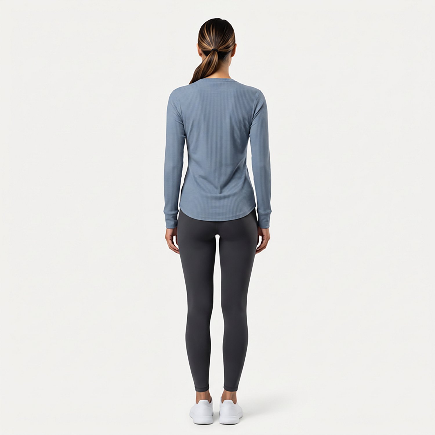 Magellan Outdoors Women's Hickory Canyon Ribbed Long Sleeve Henley Shirt - view number 2