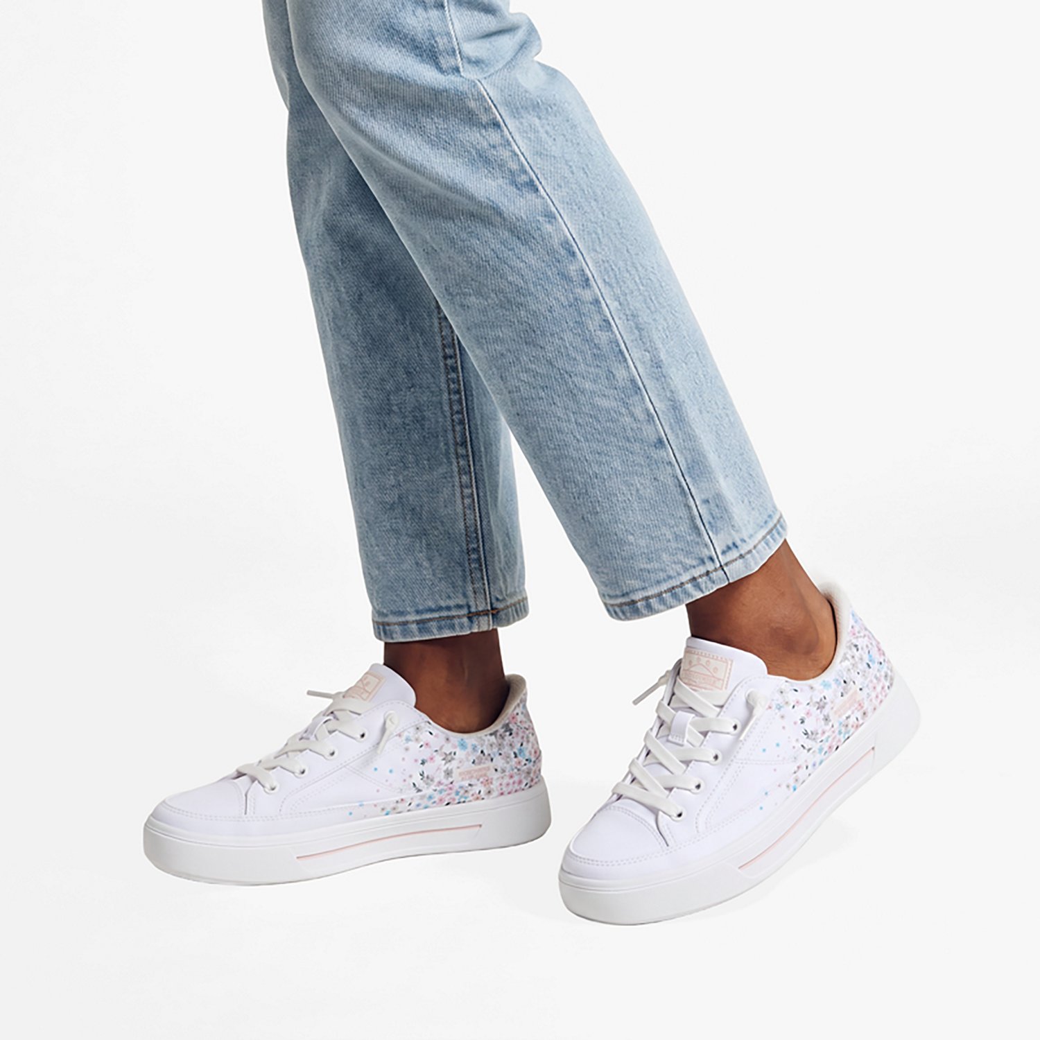 SKECHERS Women's Bobs Social Canvas Slip In Shoes - view number 6