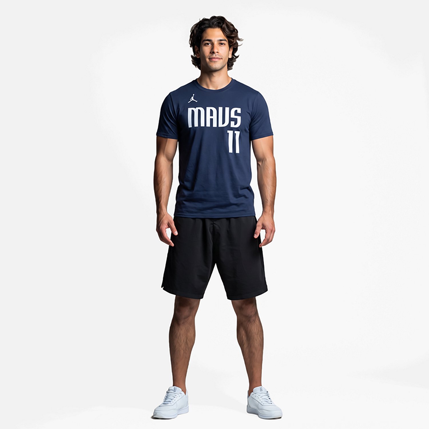 Nike Men's Dallas Mavericks Kyrie Irving Statement Name & Number Short Sleeve T-shirt
