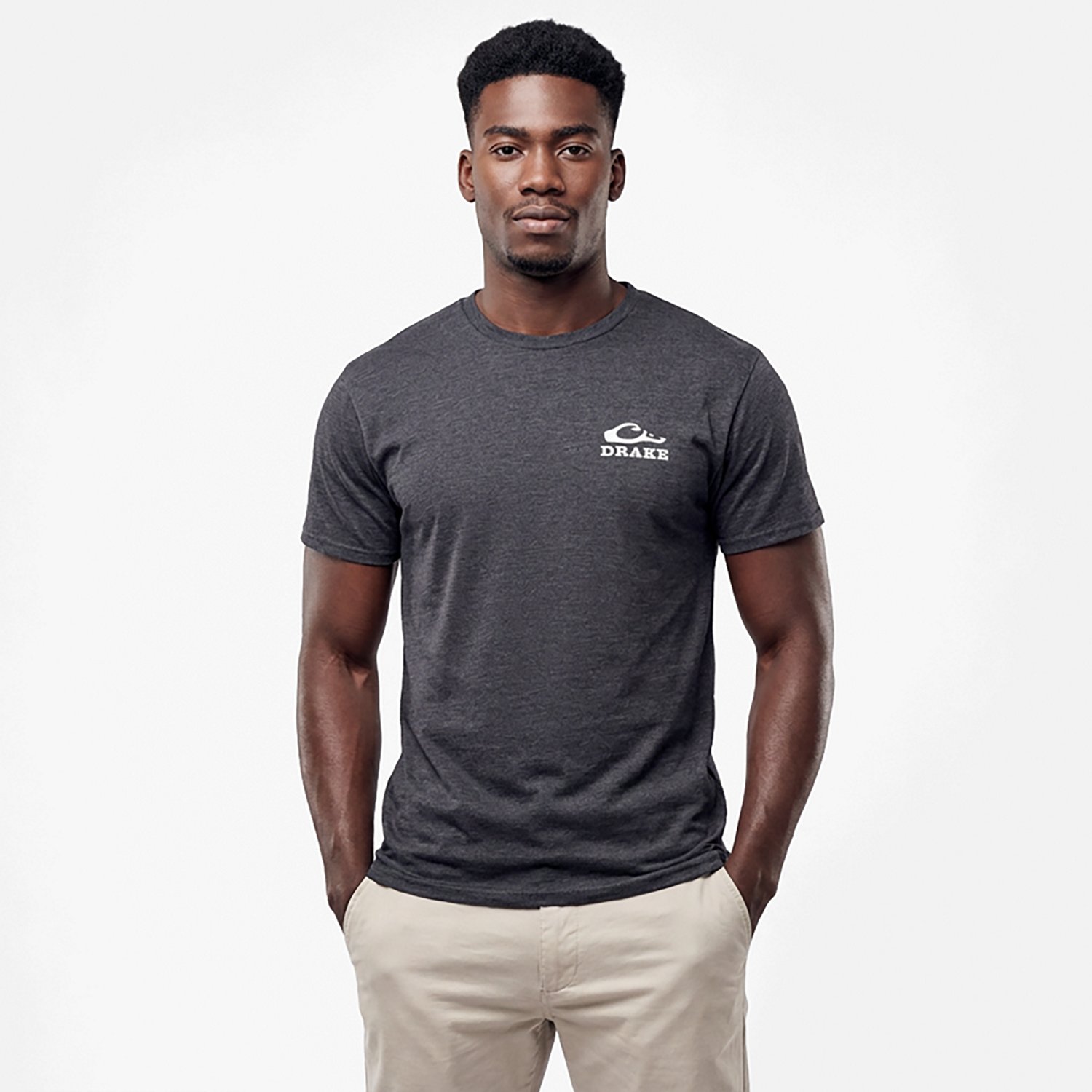 Drake Waterfowl Men’s Head‑On Duck Fly Short Sleeve Graphic T‑Shirt - view number 2