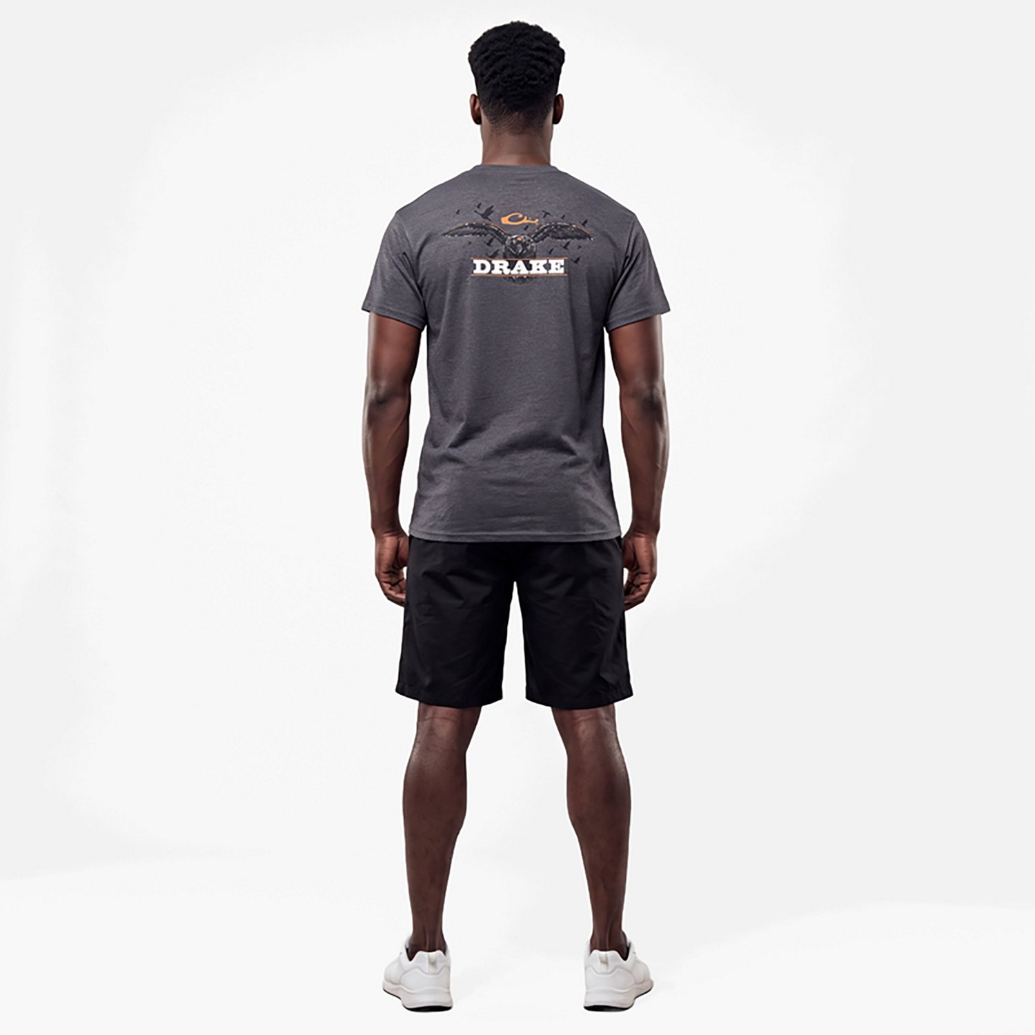 Drake Waterfowl Men’s Head‑On Duck Fly Short Sleeve Graphic T‑Shirt - view number 3
