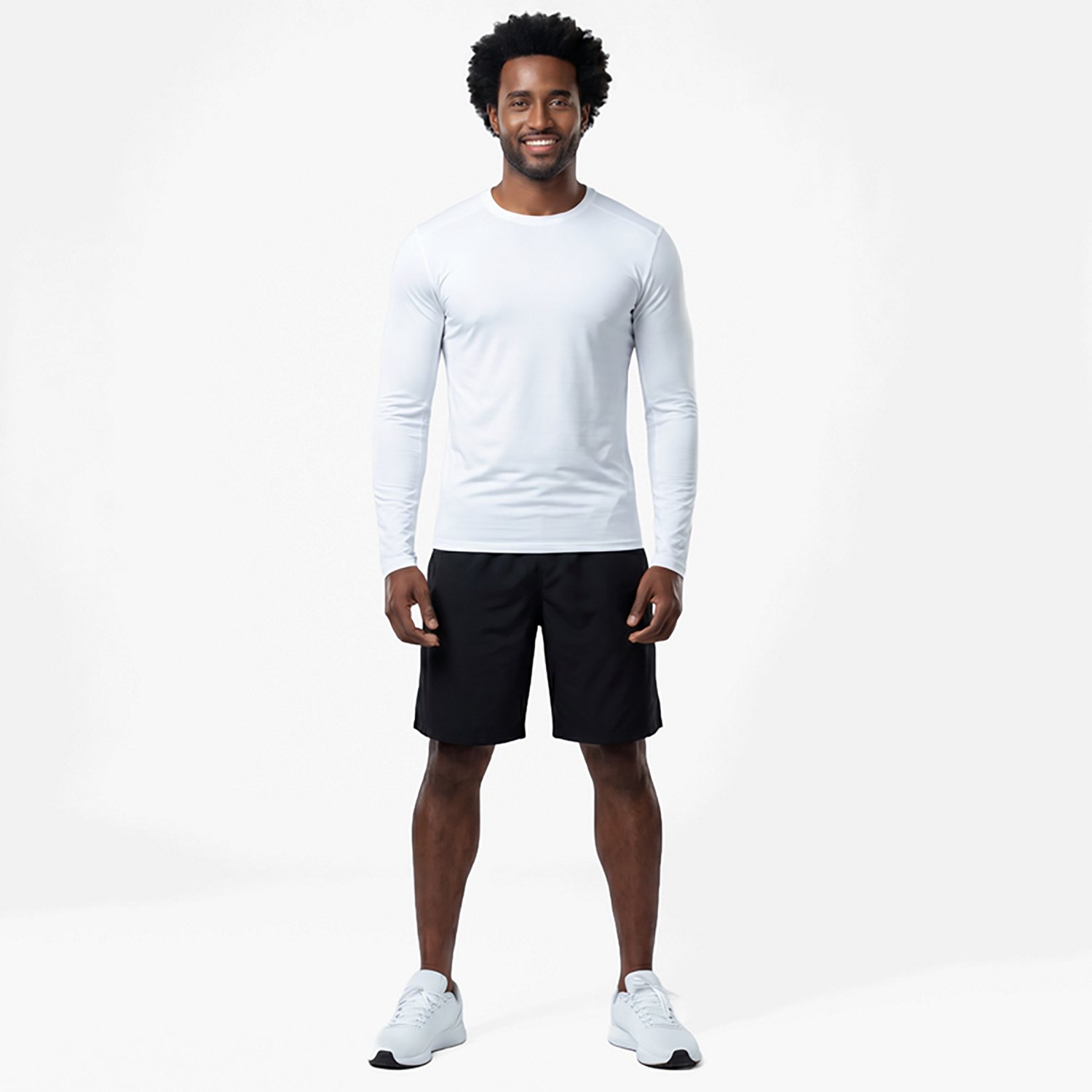 BCG Men's Cold Weather Crew Long Sleeve Tank Top