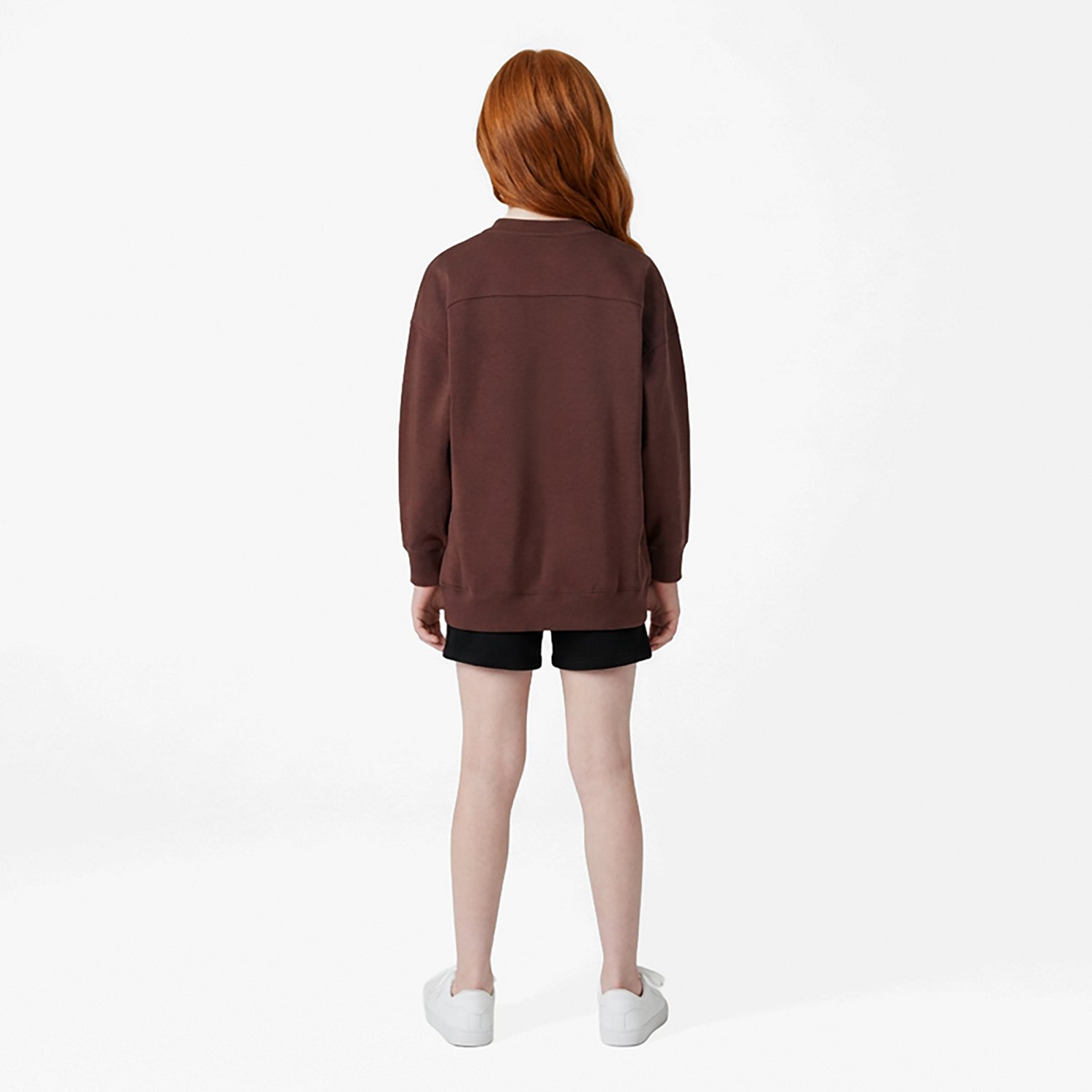 BCG Girls' Lifestyle OS Fleece Pullover Nashville Sweatshirt - view number 3