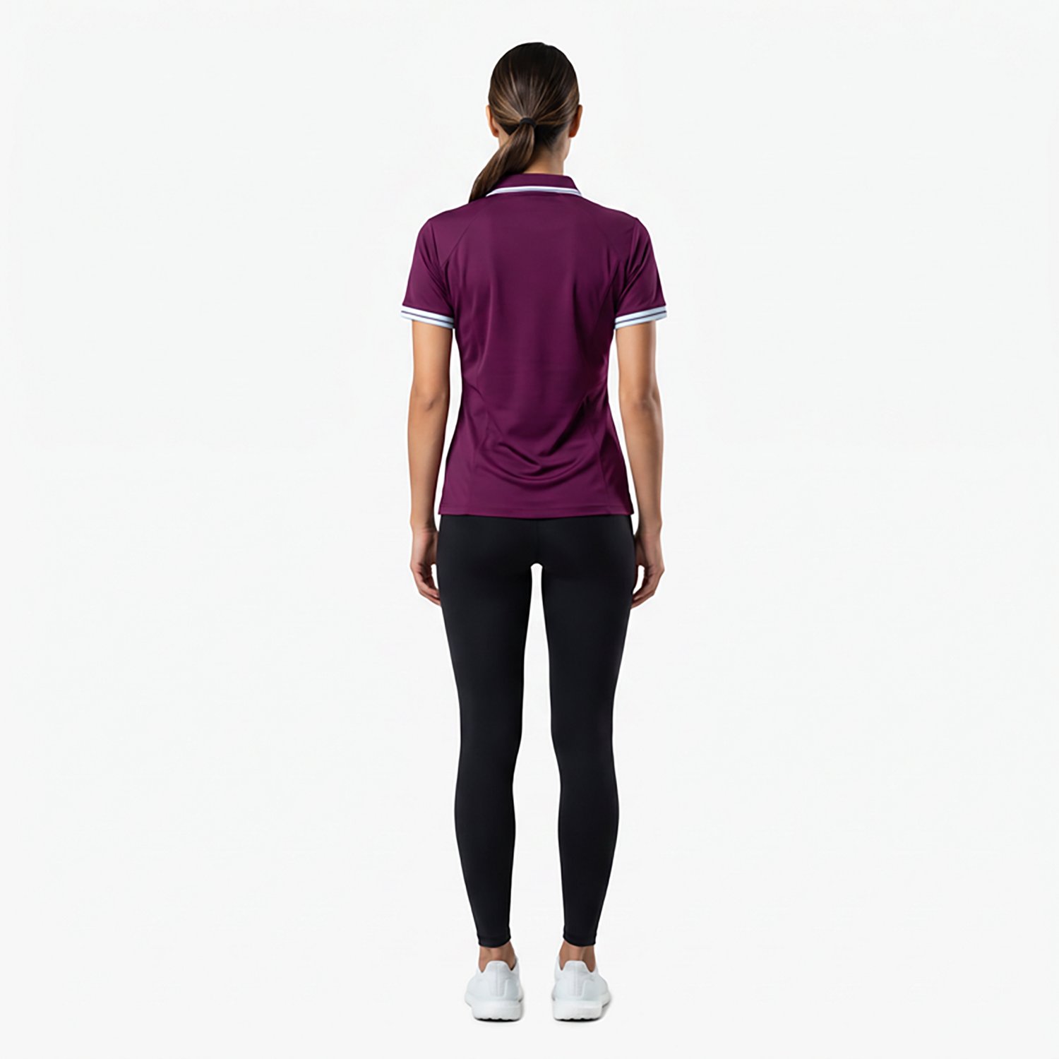 BCG Women's Zip Pique Polo Shirt - view number 2