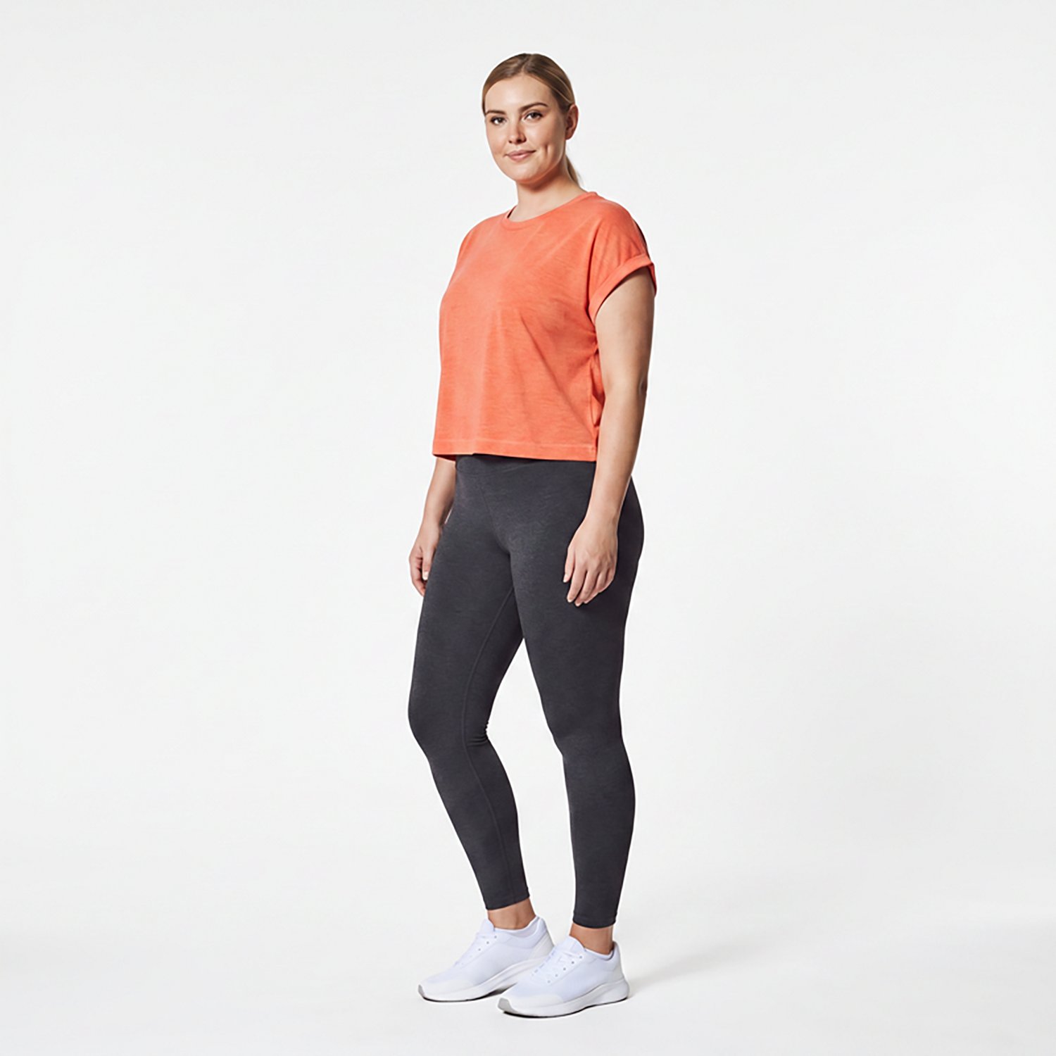 BCG Women's Keyhole Burnout Cropped Short Sleeve T-shirt - view number 3